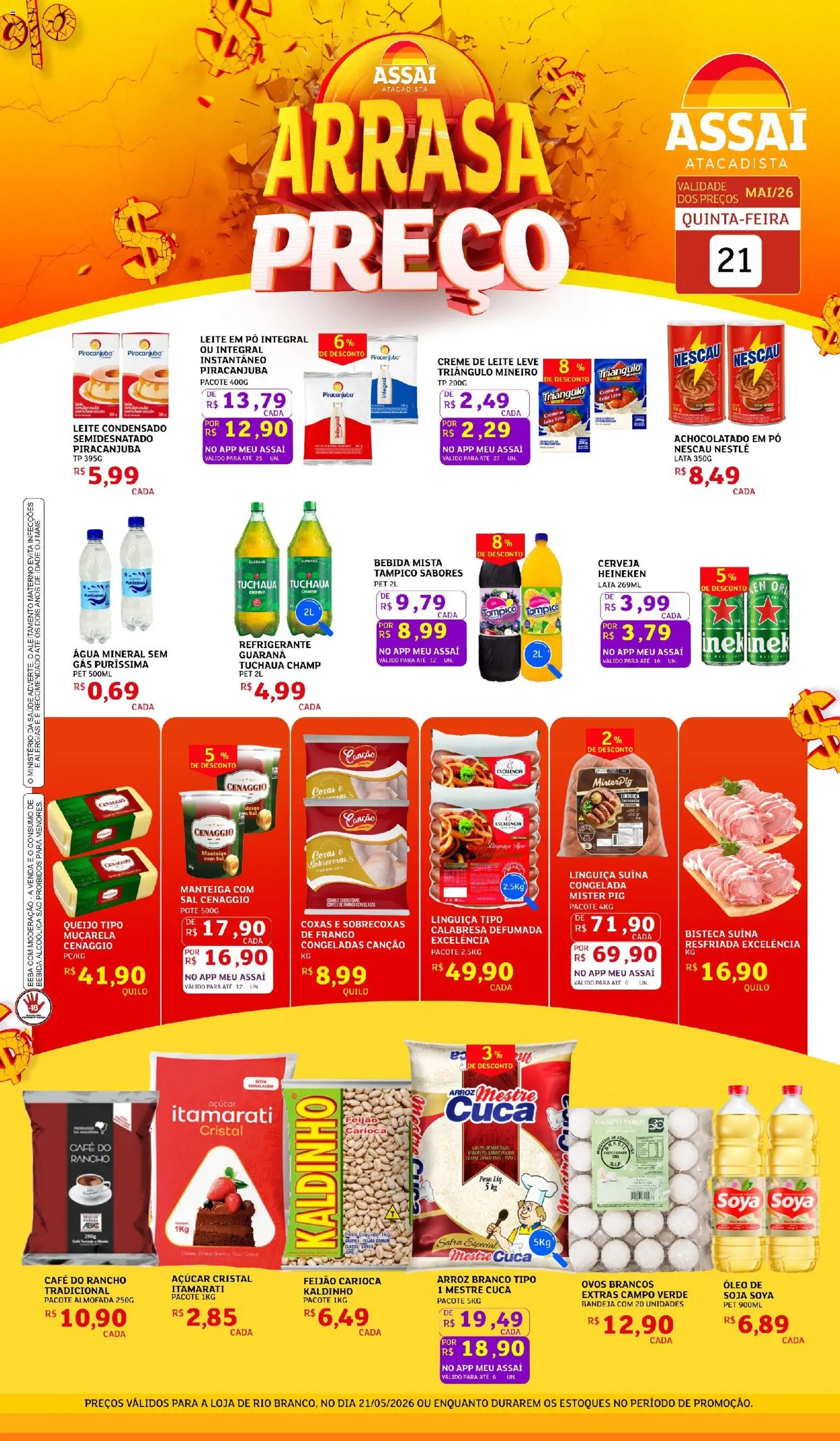 Pré-Visualização do folheto "Assaí Atacadista ofertas - AC" da loja Assaí Atacadista válido a partir de 21/05/2026