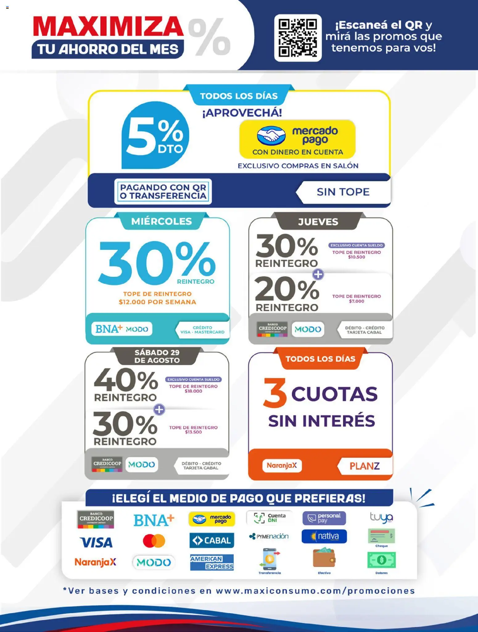 Vista previa del folleto de la tienda Maxiconsumo válido desde el 31/08/2026 
