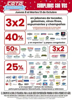 Vista previa del folleto de la tienda Coto válido desde el 08/10/2026 