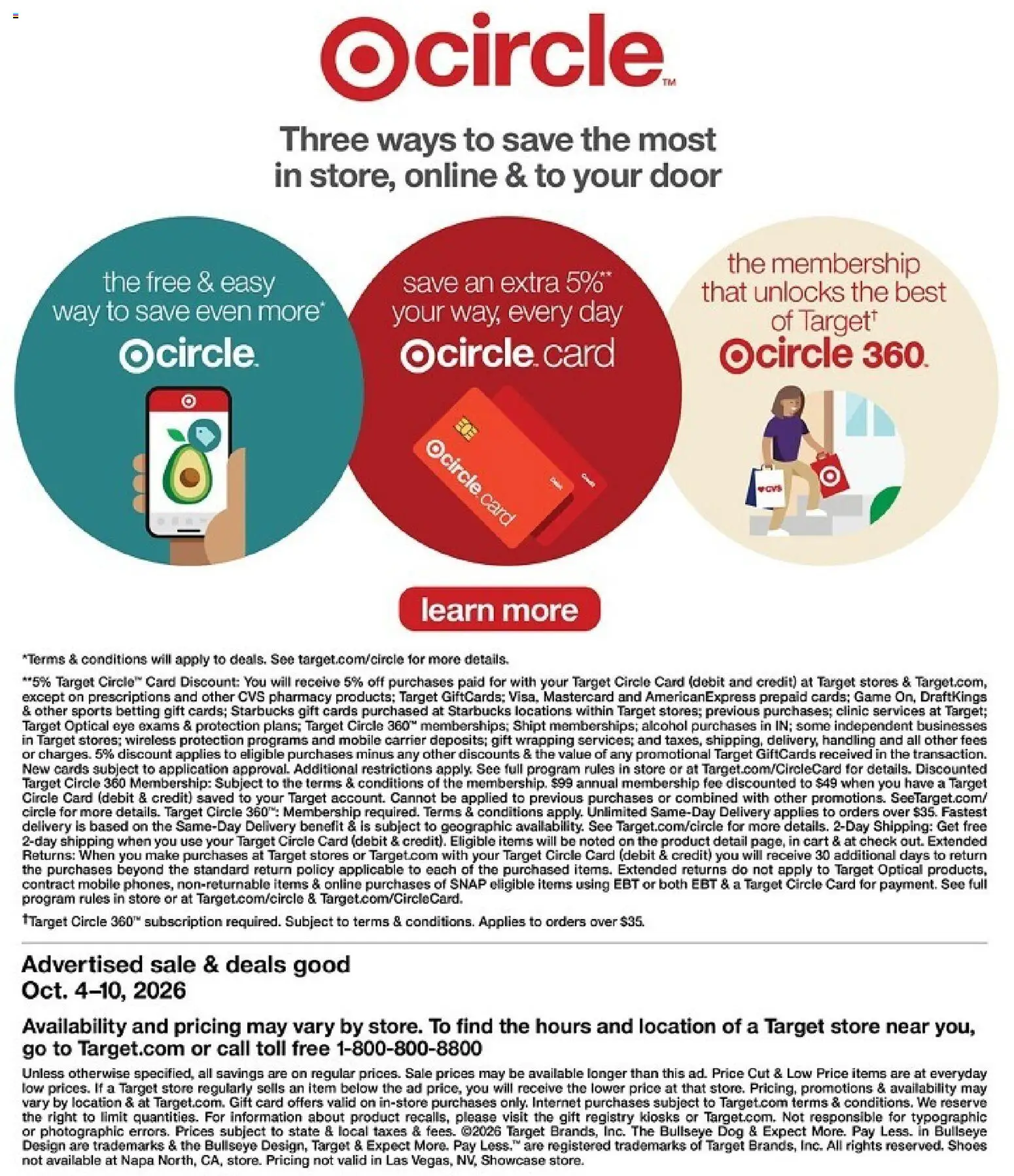 Vista previa las ofertas de la tienda Target - Target folleto desde el 04/10/2026 