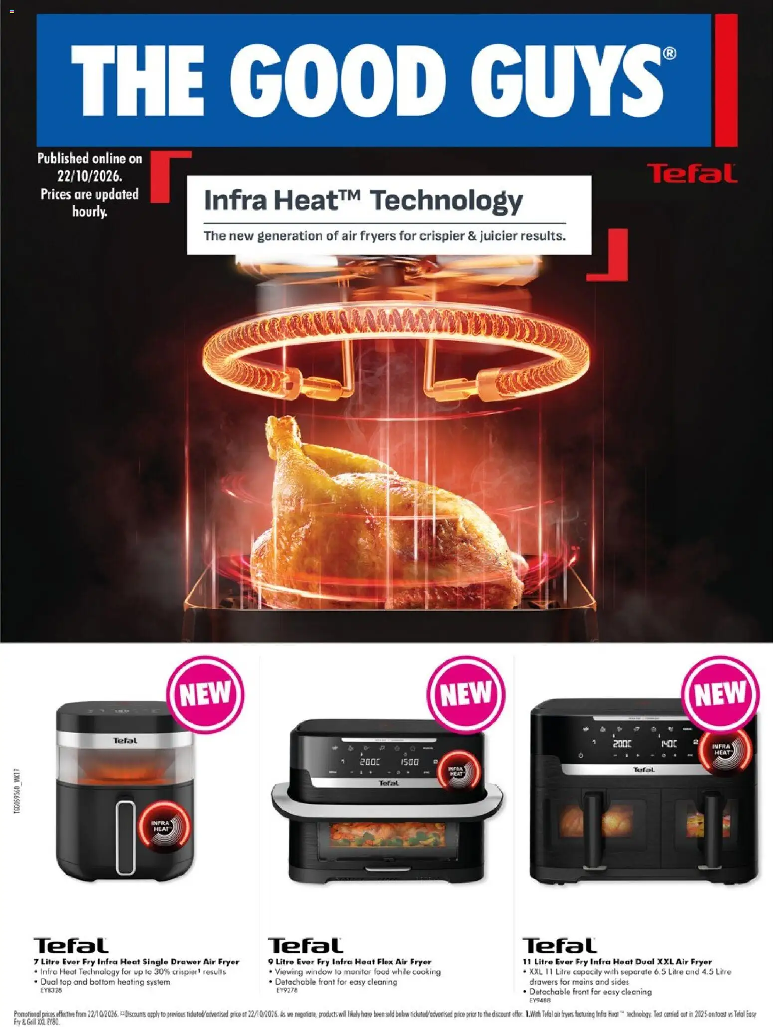 Preview of catalogue The Good Guys Tefal from shop The Good Guys valid 22/10/2026