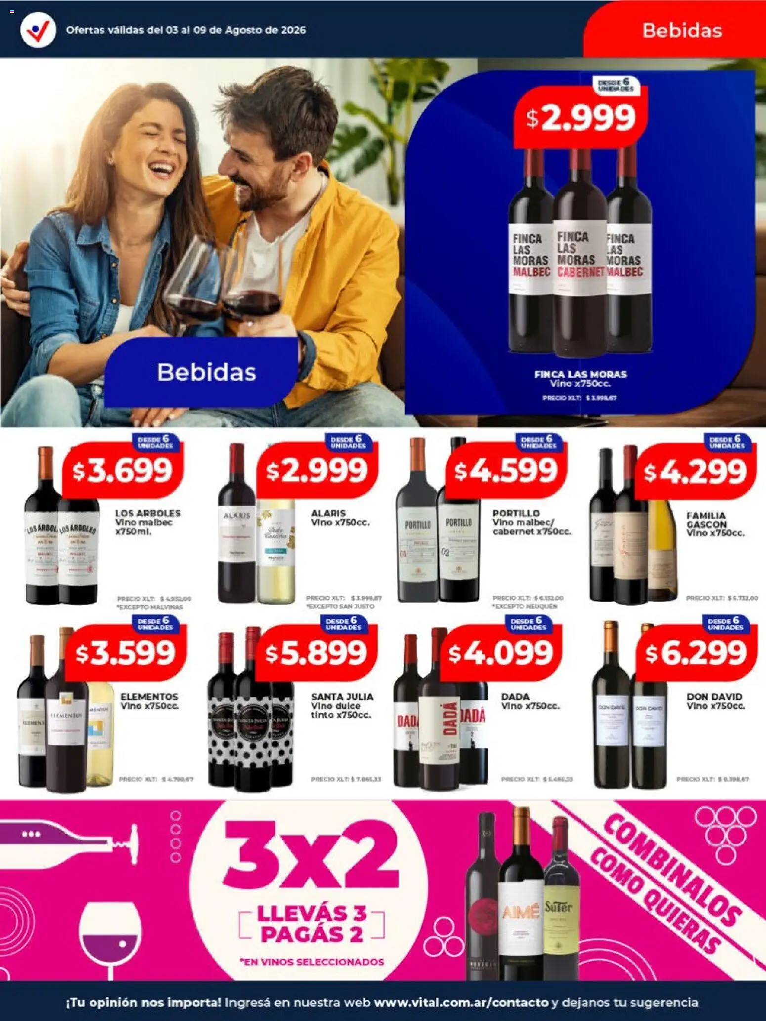 Vista previa del folleto de la tienda Vital válido desde el 03/08/2026 