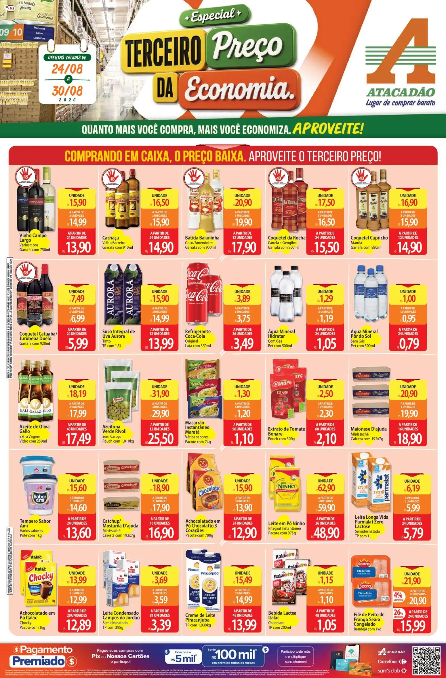 Pré-Visualização do folheto "Atacadão ofertas - MS" da loja Atacadão válido a partir de 24/08/2026