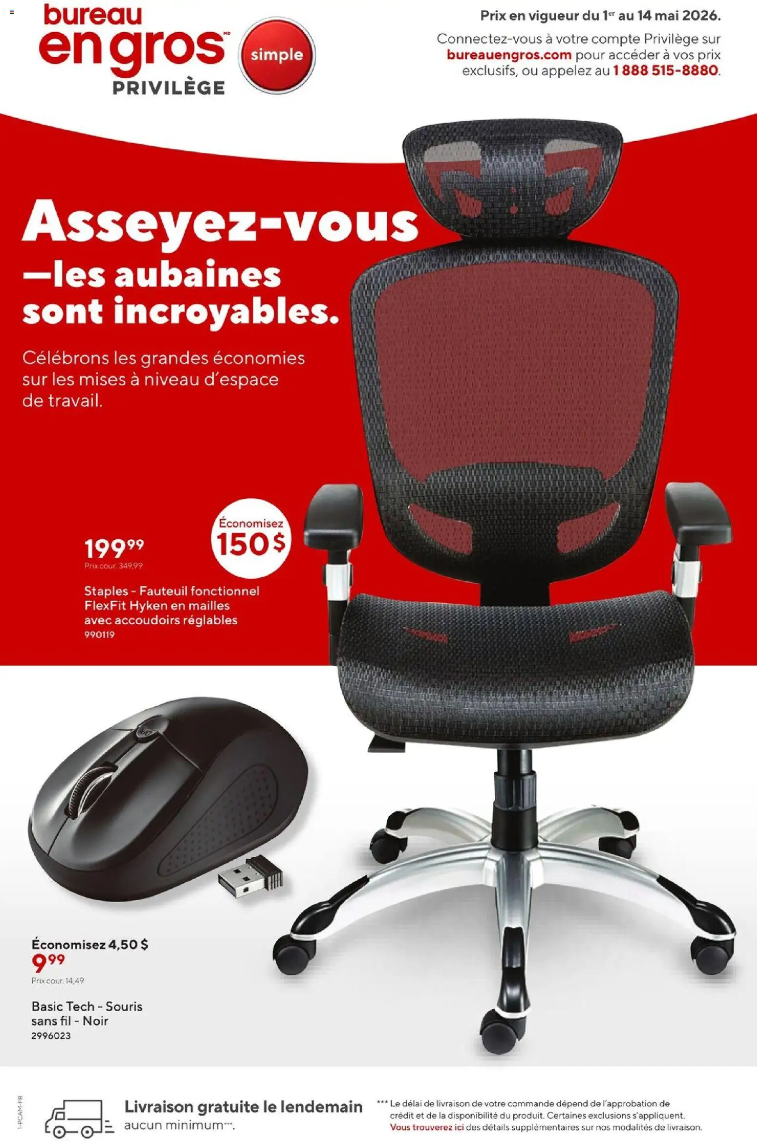 Preview of leaflet Staples - Entreprises from shop Staples is valid from May 01, 2026