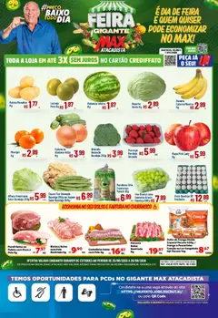 Pré-Visualização do folheto "Max Atacadista ofertas Feira" da loja Max Atacadista válido a partir de 25/08/2026