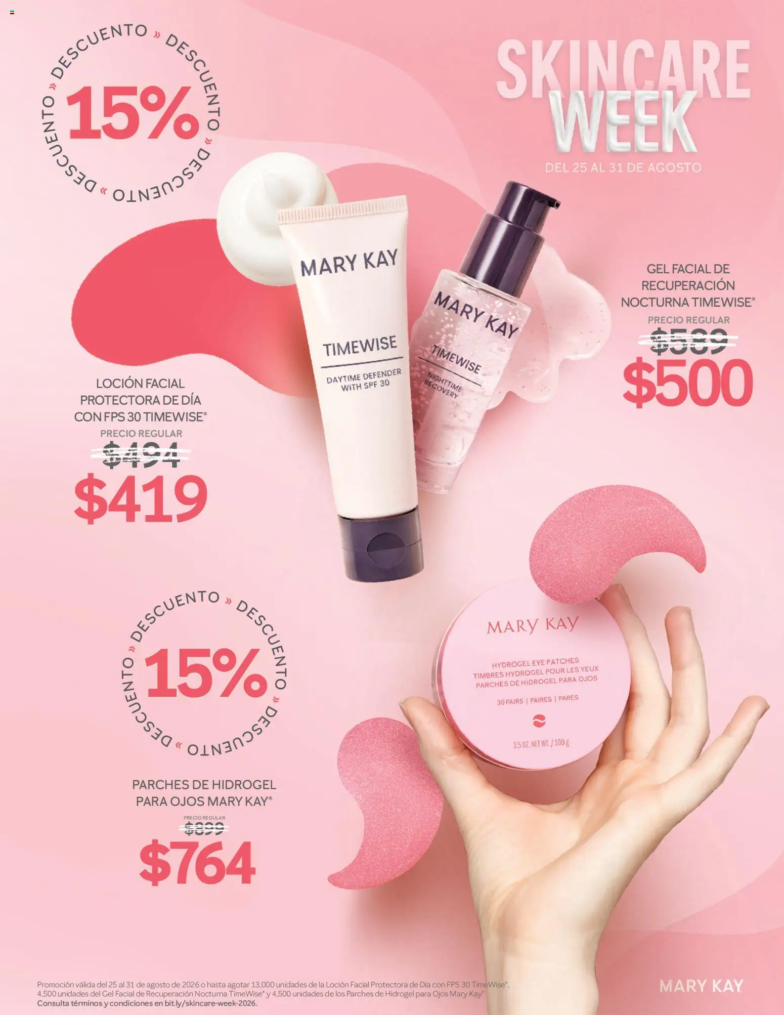 Vista previa las ofertas de la tienda Mary Kay - Catálogo Mary Kay Skincare Week desde el 25/08/2026 