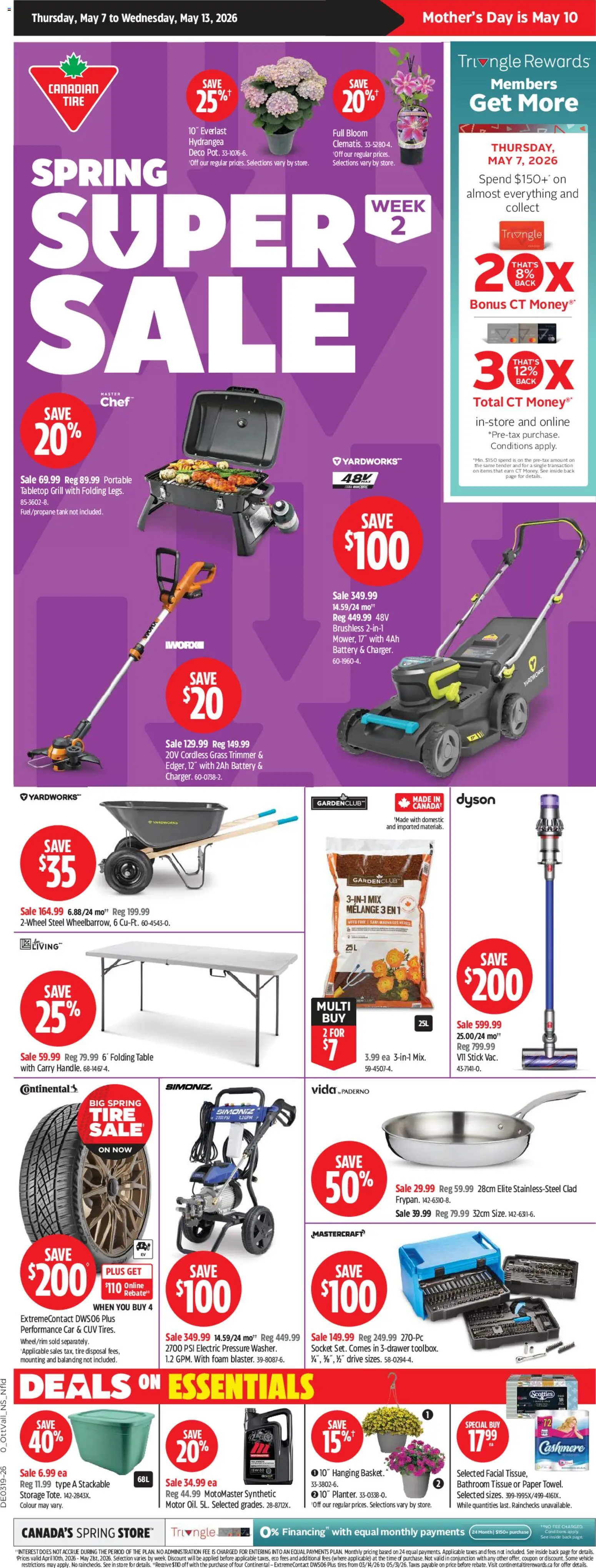 Preview of leaflet Canadian Tire weekly flyer from shop Canadian Tire is valid from May 07, 2026