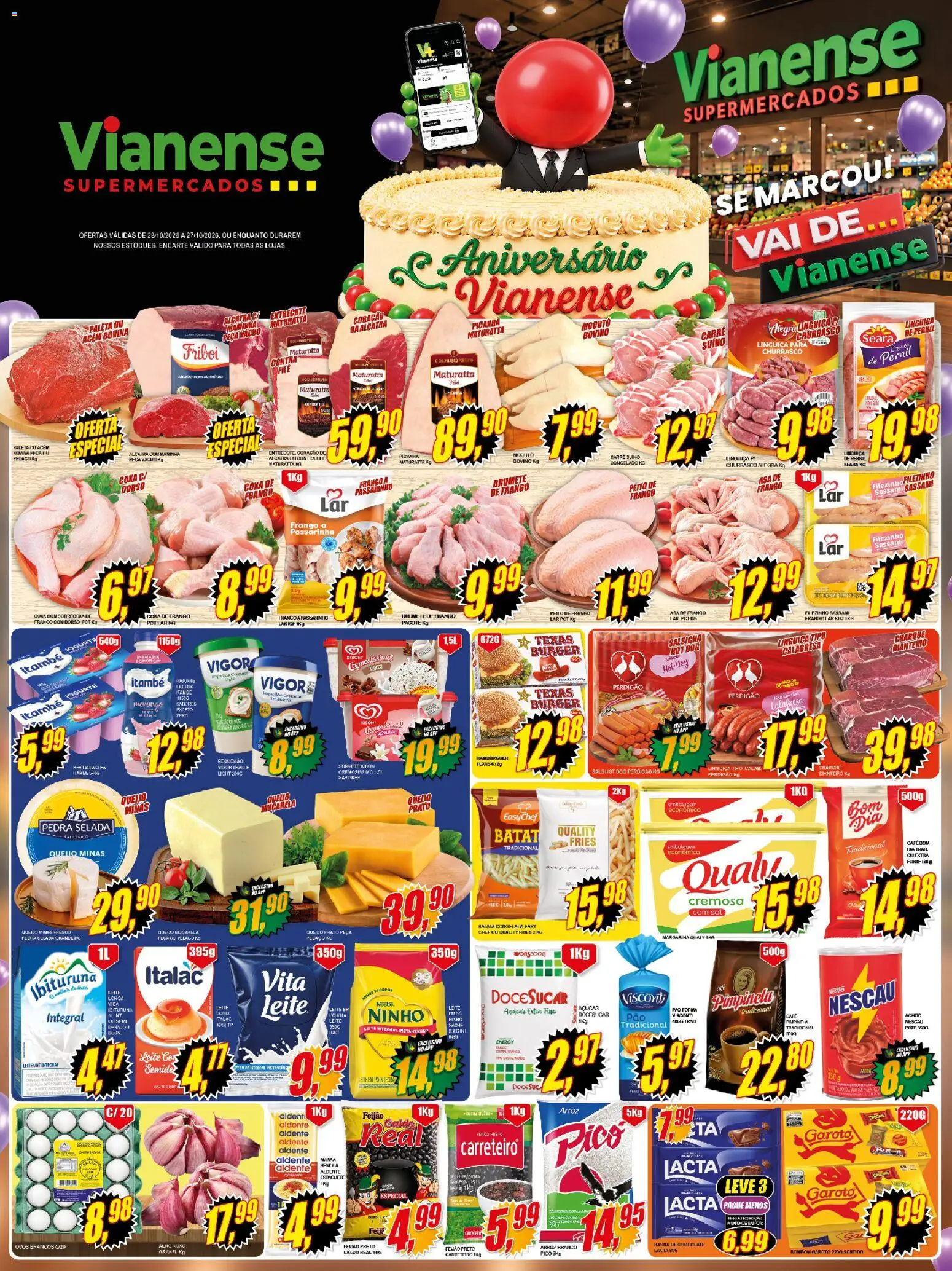 Pré-Visualização do folheto "Vianense ofertas" da loja Vianense válido a partir de 23/10/2026