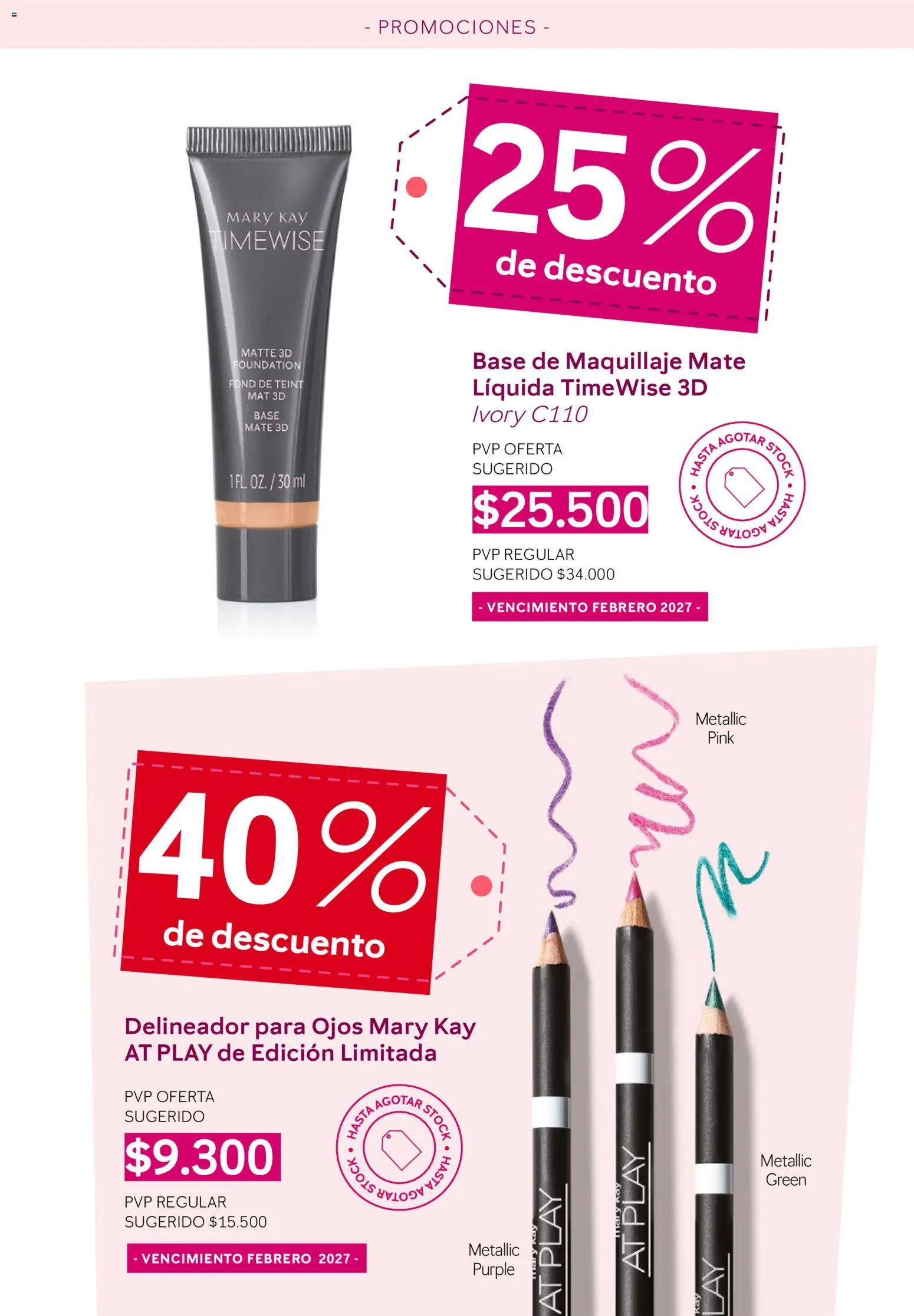 Vista previa del folleto de la tienda Mary Kay válido desde el 01/09/2026 