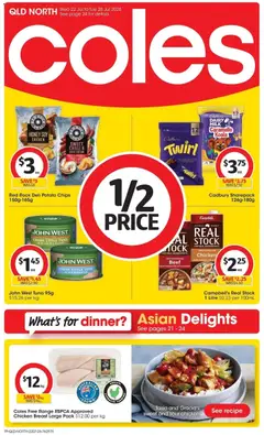 Preview of catalogue Coles catalogue QLD North from shop Coles valid 22/07/2026