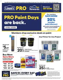 Ad Preview of Lowe's Lowe's Ad from 06/01/2026
