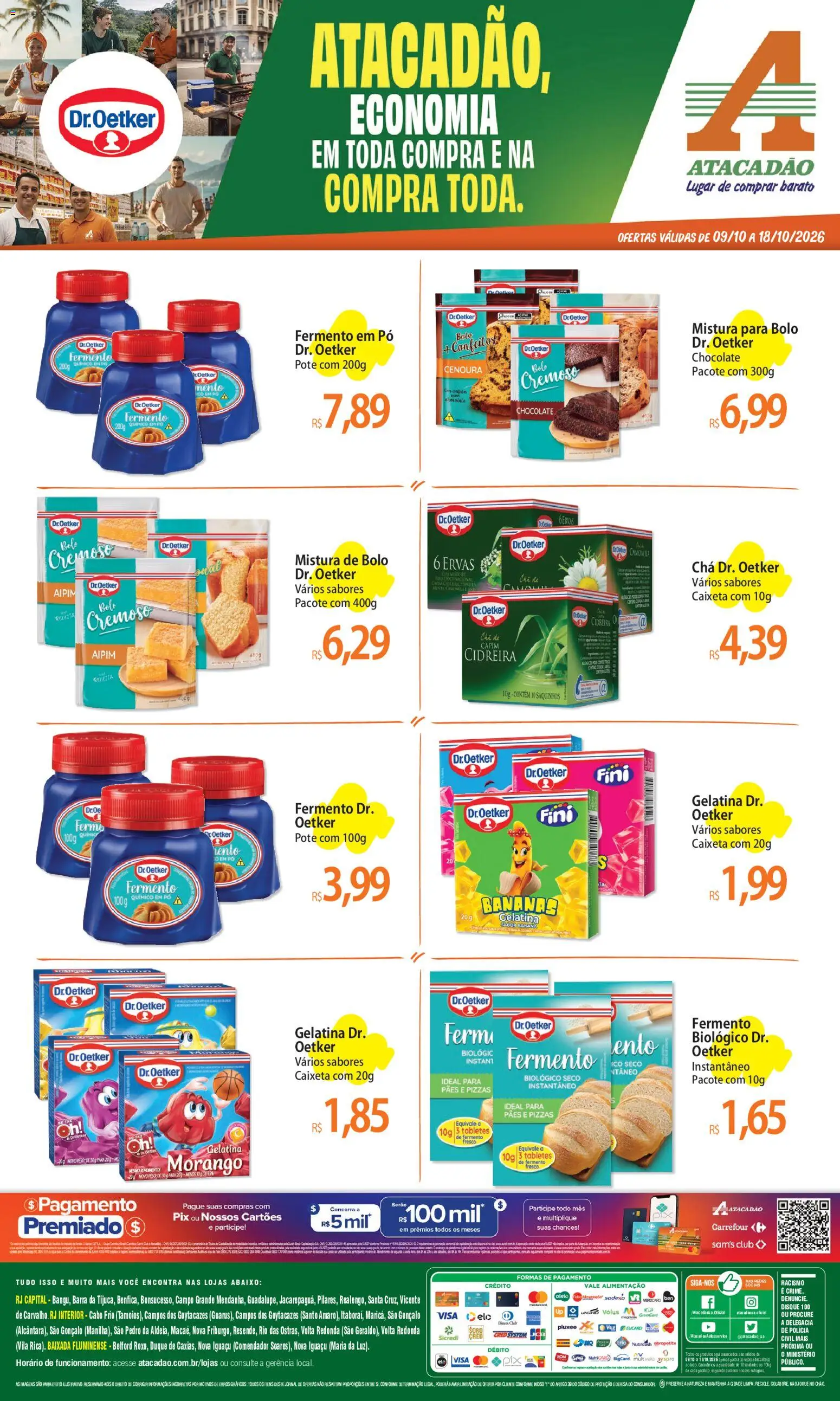 Pré-Visualização do folheto "Atacadão ofertas - RJ" da loja Atacadão válido a partir de 09/10/2026