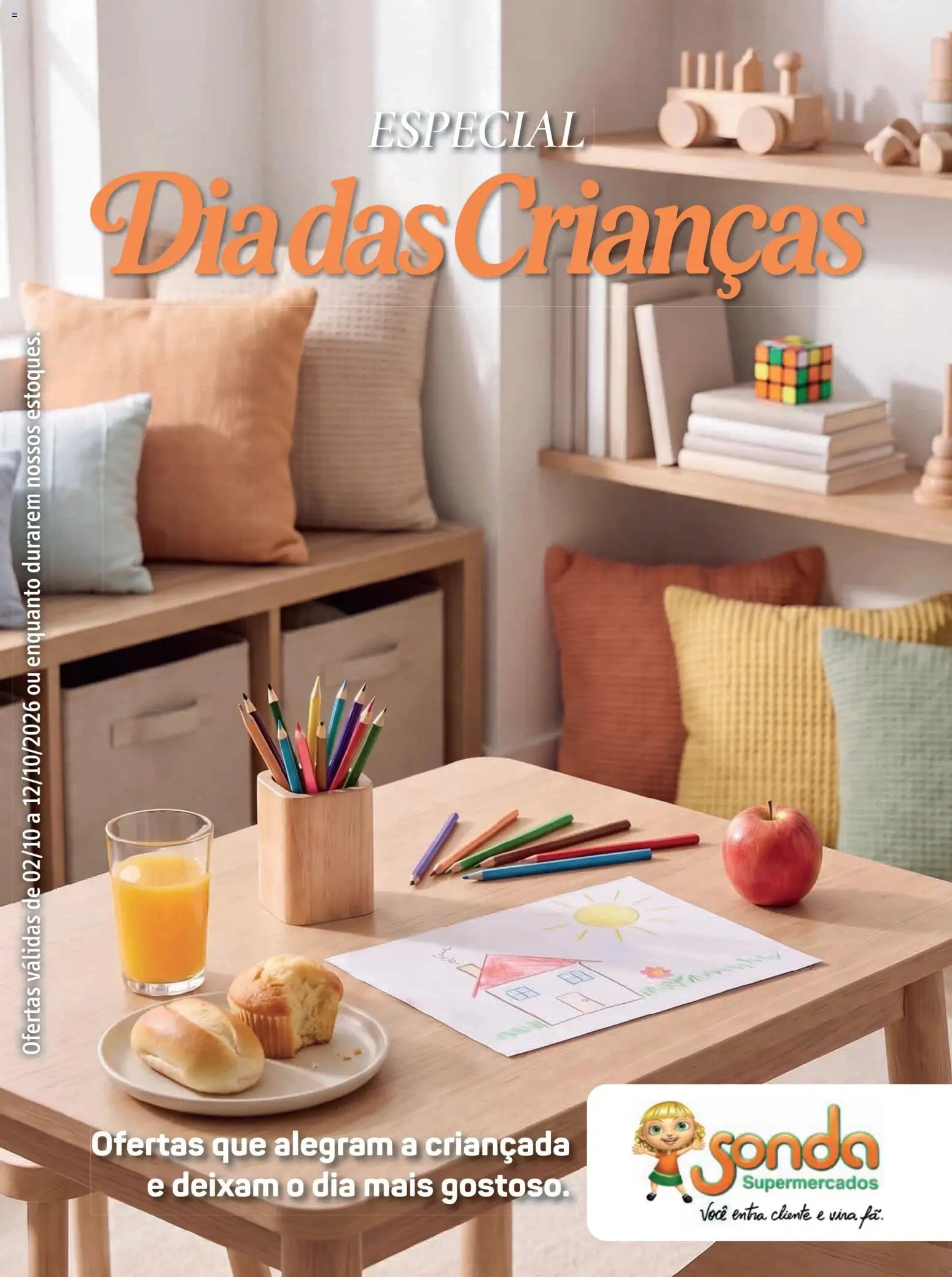 Pré-Visualização do folheto "Sonda ofertas Dia das Crianças" da loja Sonda válido a partir de 02/10/2026