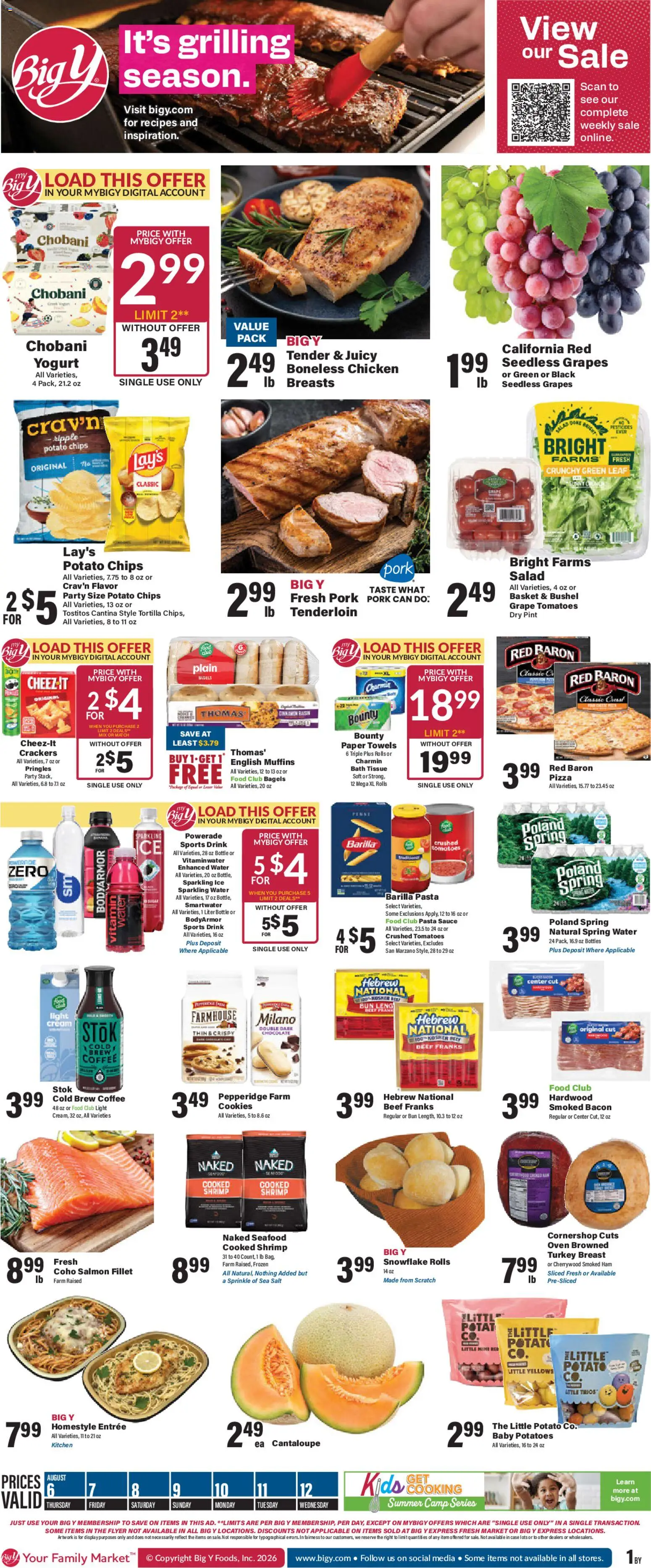 Ad Preview of Big Y Big Y Weekly Ad from 08/06/2026