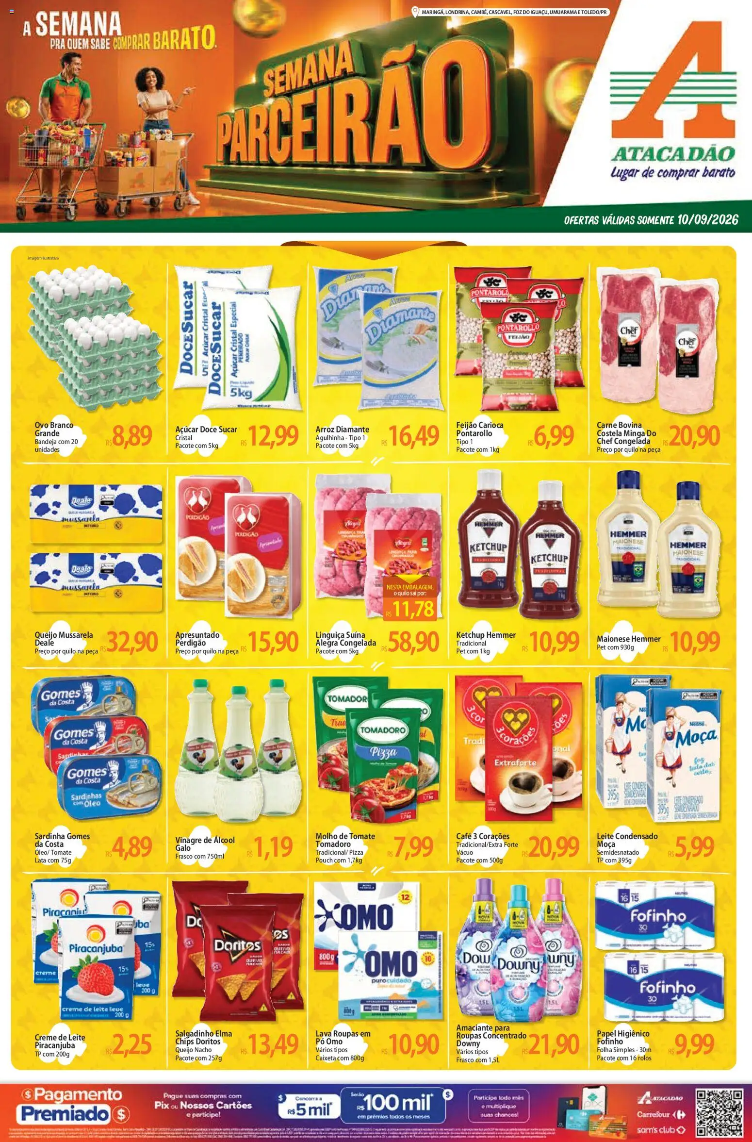 Pré-Visualização do folheto "Atacadão ofertas - PR" da loja Atacadão válido a partir de 10/09/2026