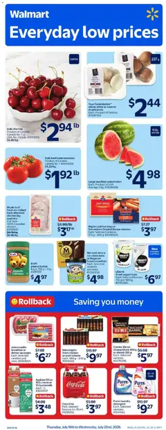 Preview of leaflet Walmart weekly flyer from shop Walmart is valid from Jul 16, 2026
