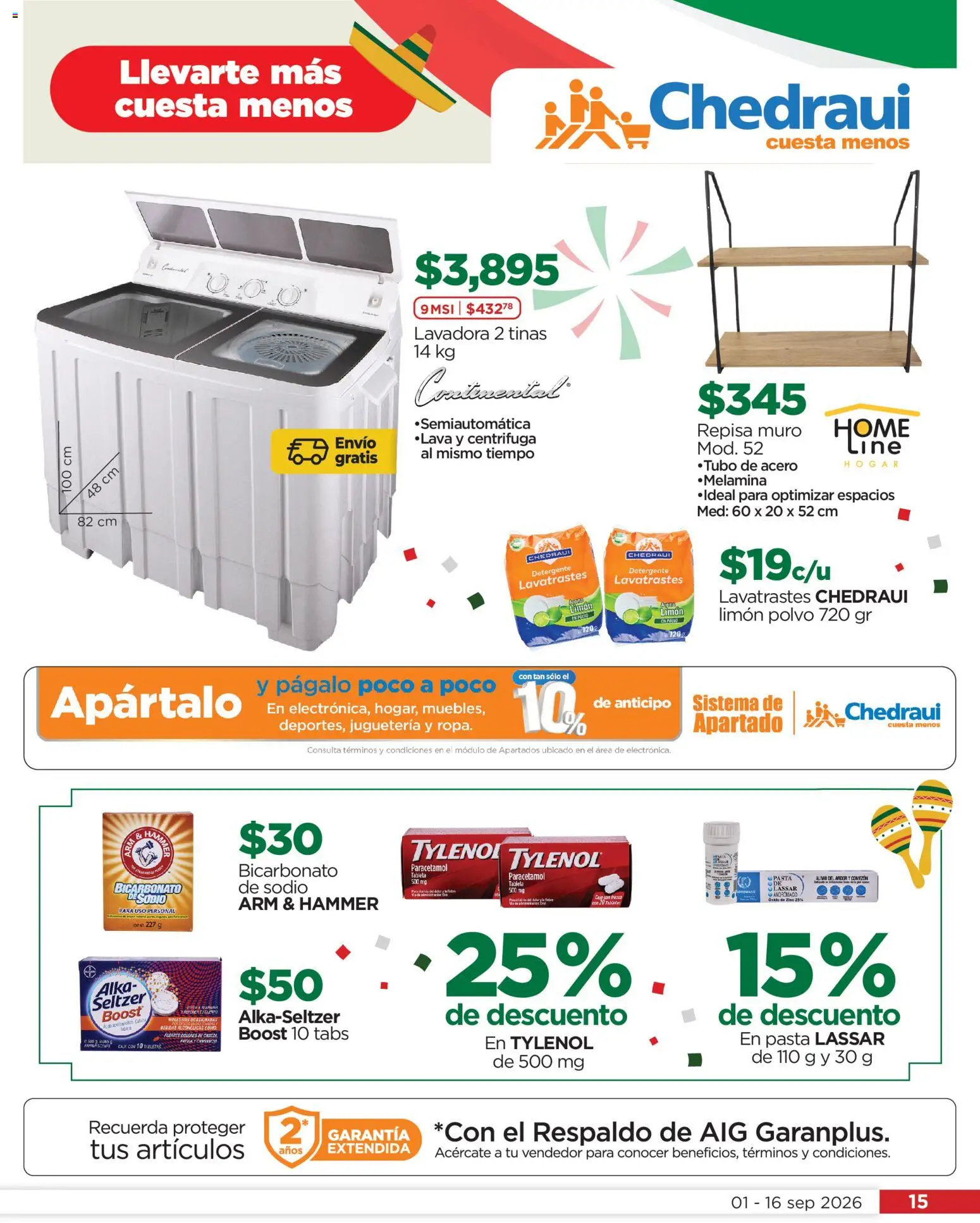 Vista previa las ofertas de la tienda Chedraui - Chedraui folleto desde el 01/09/2026 