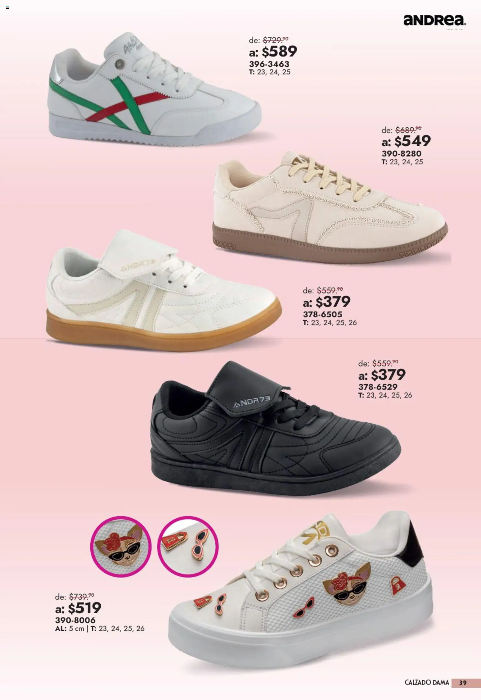 Vista previa las ofertas de la tienda Andrea - Andrea catálogo Outlet desde el 13/09/2026 