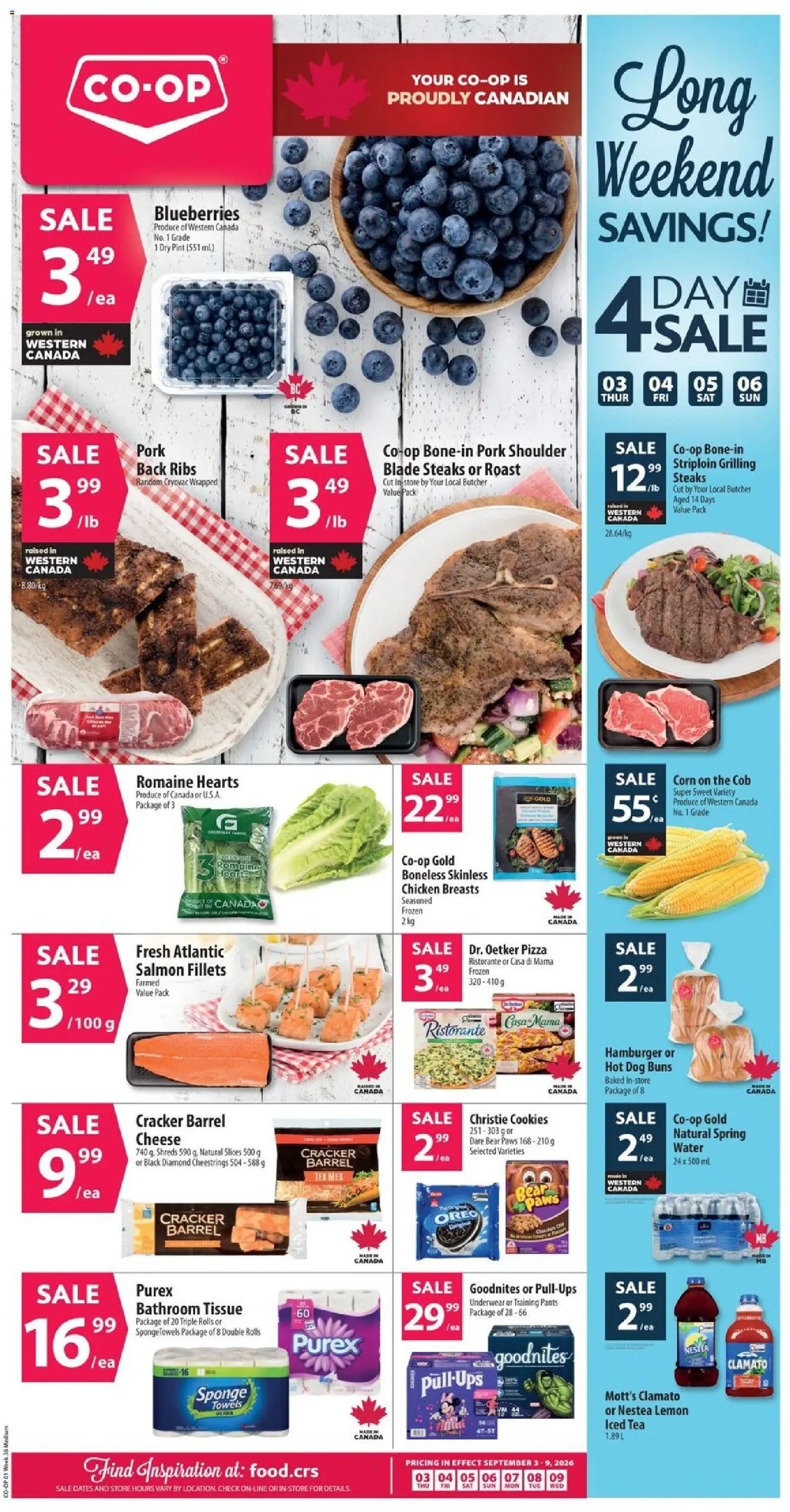 Preview of leaflet Co-op Food weekly flyer / circulaire from shop Co-op Food is valid from Sep 03, 2026