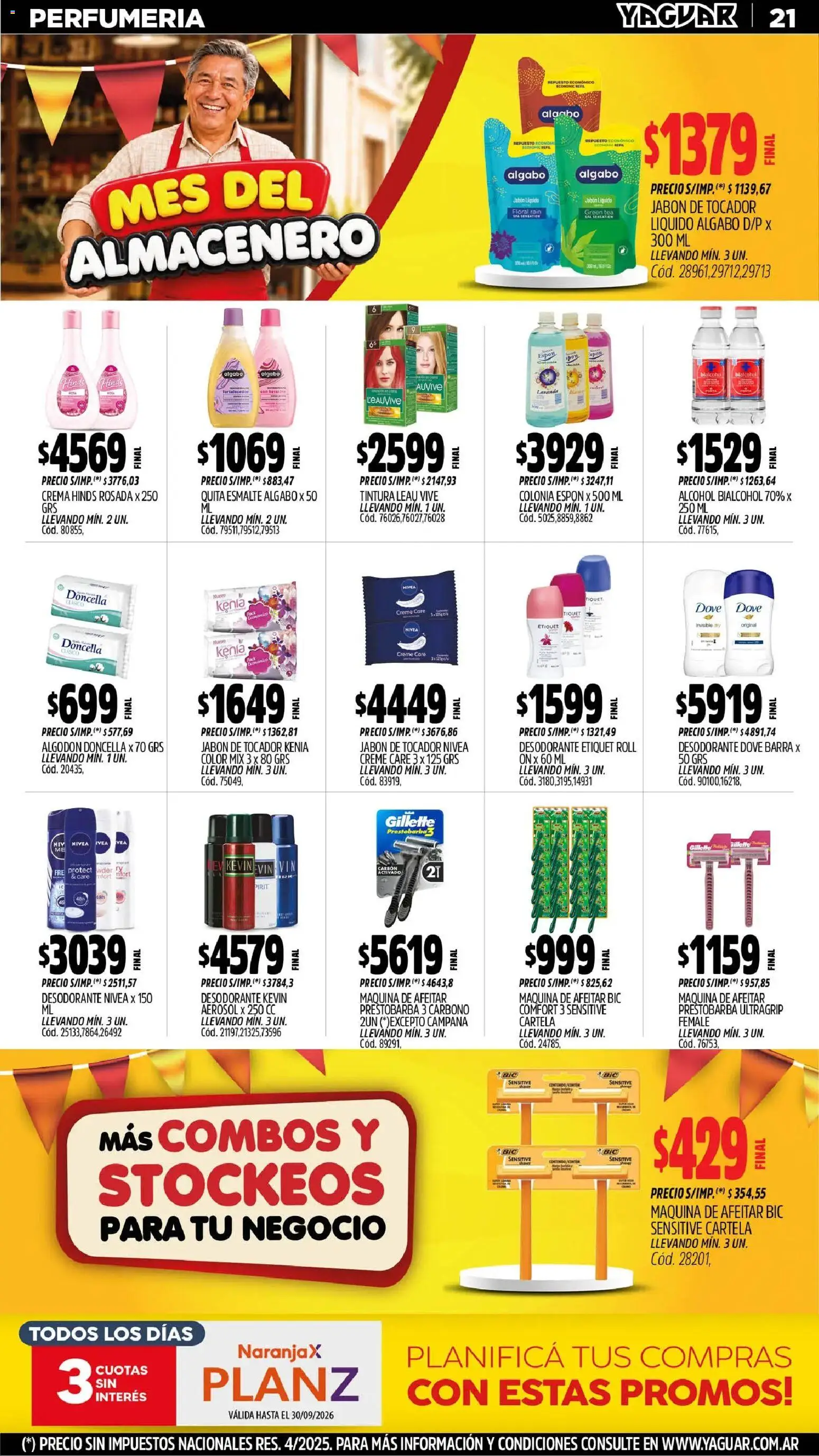 Vista previa del folleto de la tienda Yaguar válido desde el 31/08/2026 