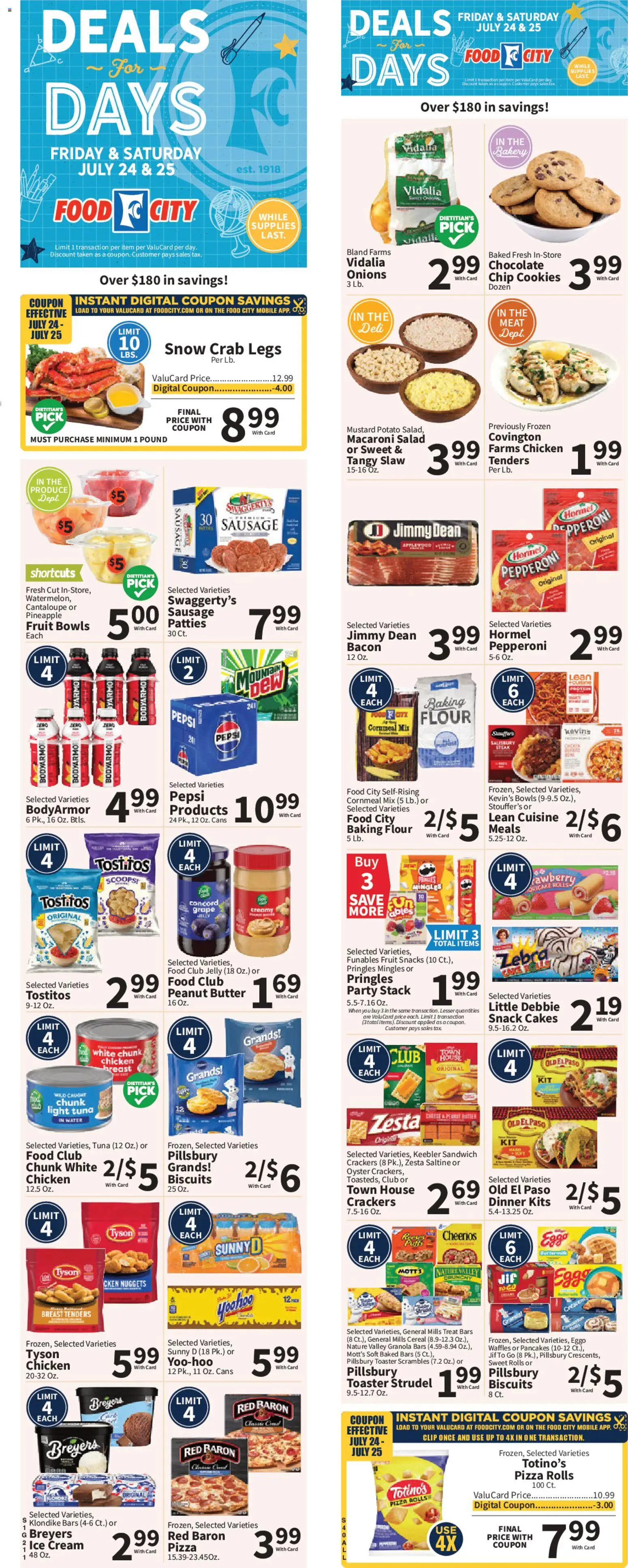 Ad Preview of Food City Food City Weekly Ad from 07/22/2026
