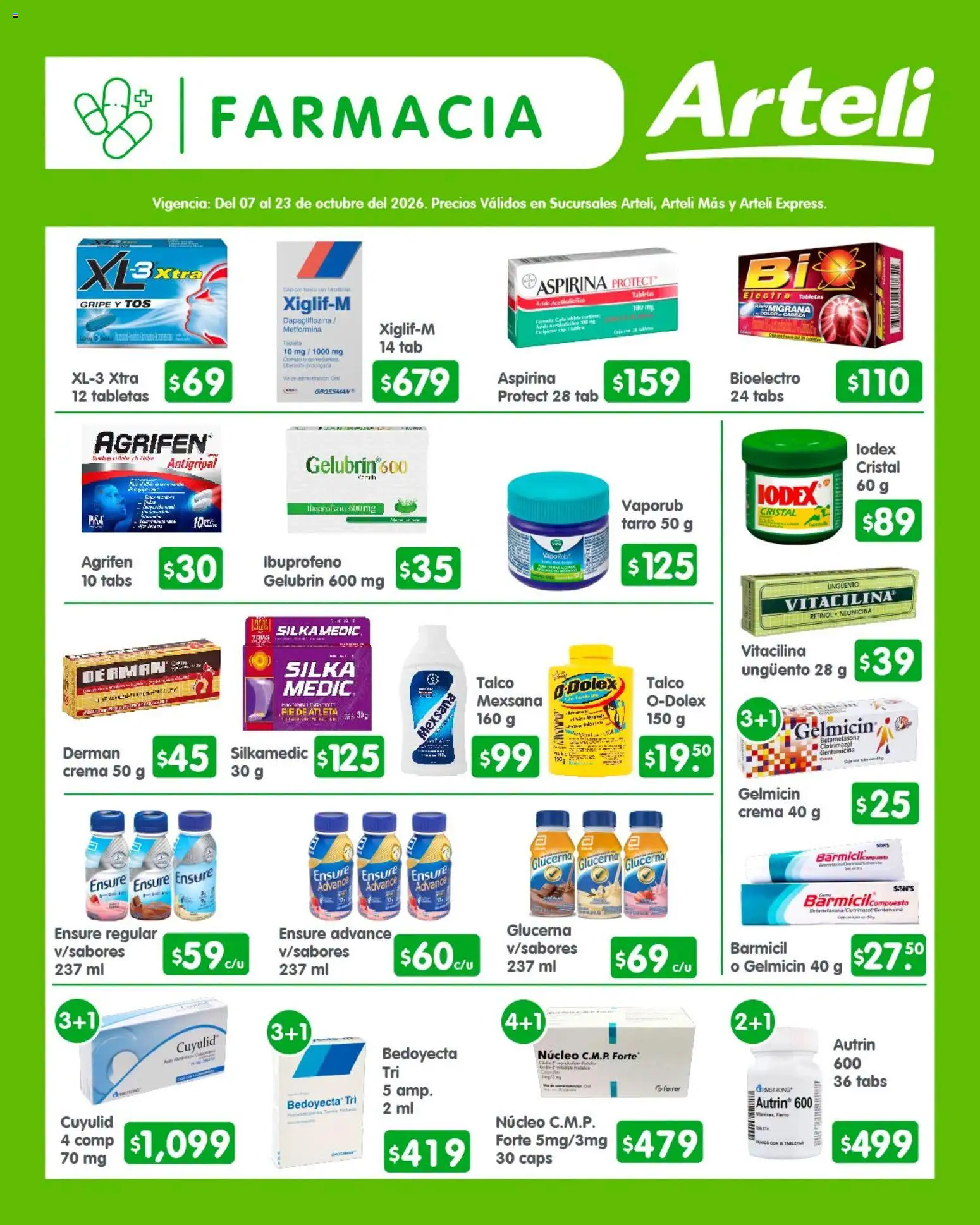Vista previa las ofertas de la tienda Arteli - Arteli folleto Quincenal desde el 07/10/2026 