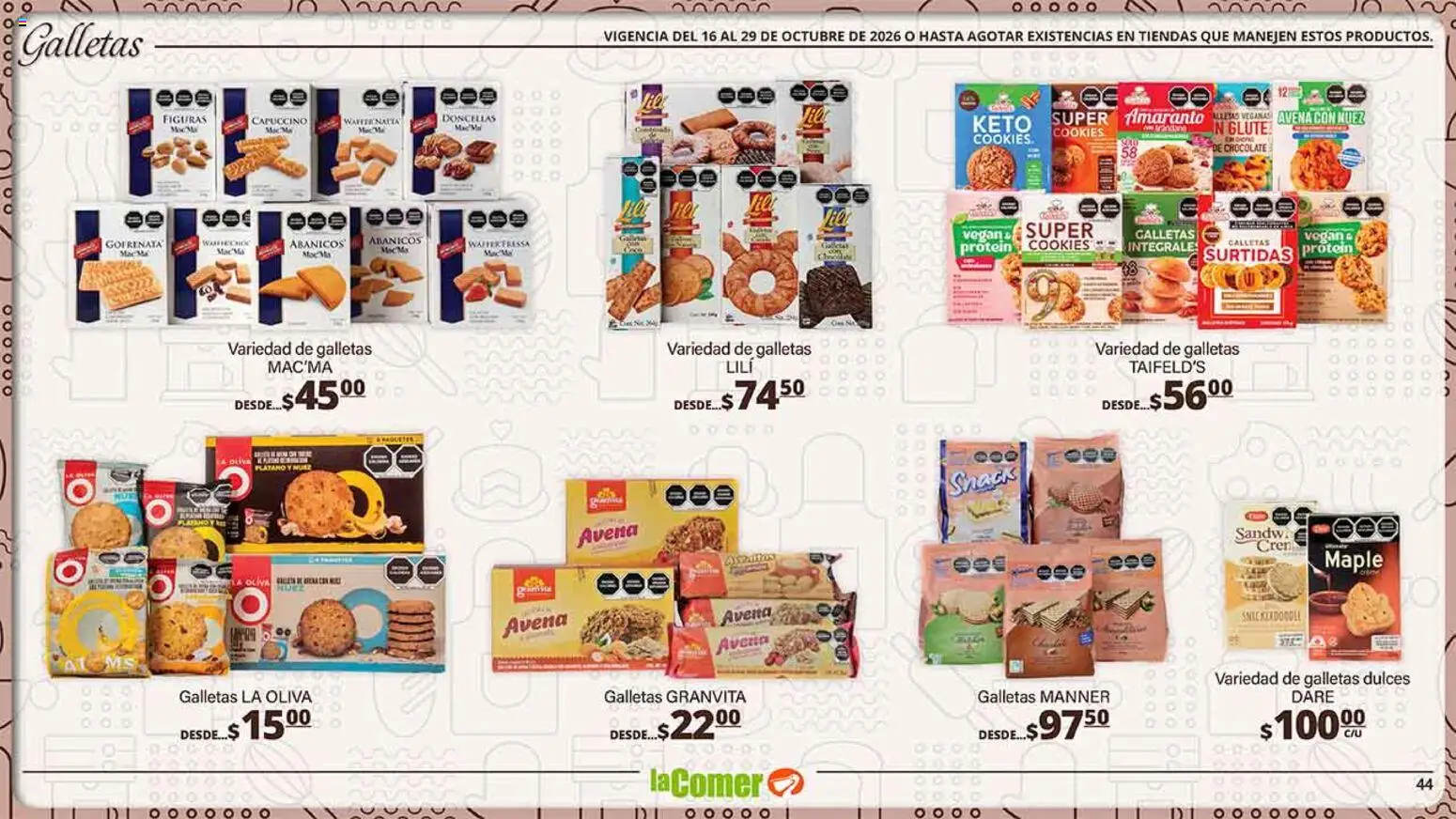 Vista previa las ofertas de la tienda La Comer - La Comer folleto es la tienda rosa desde el 16/10/2026 