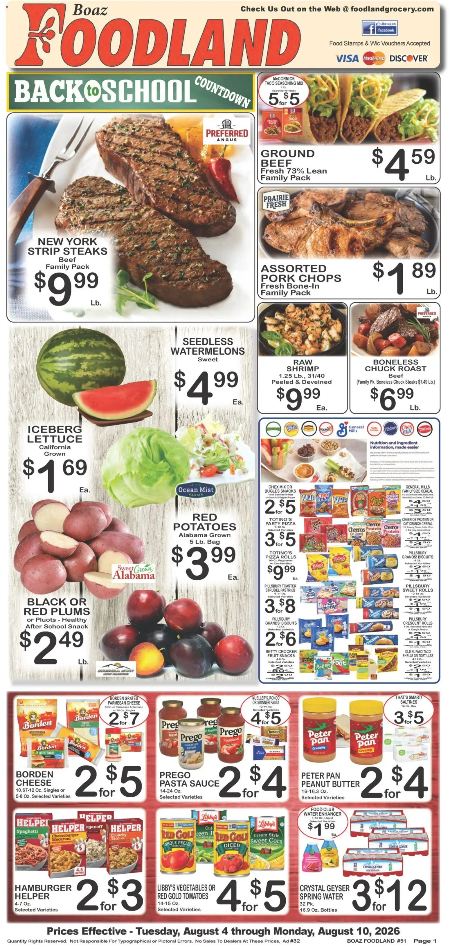 Ad Preview of Foodland Foodland Weekly Ad from 08/04/2026