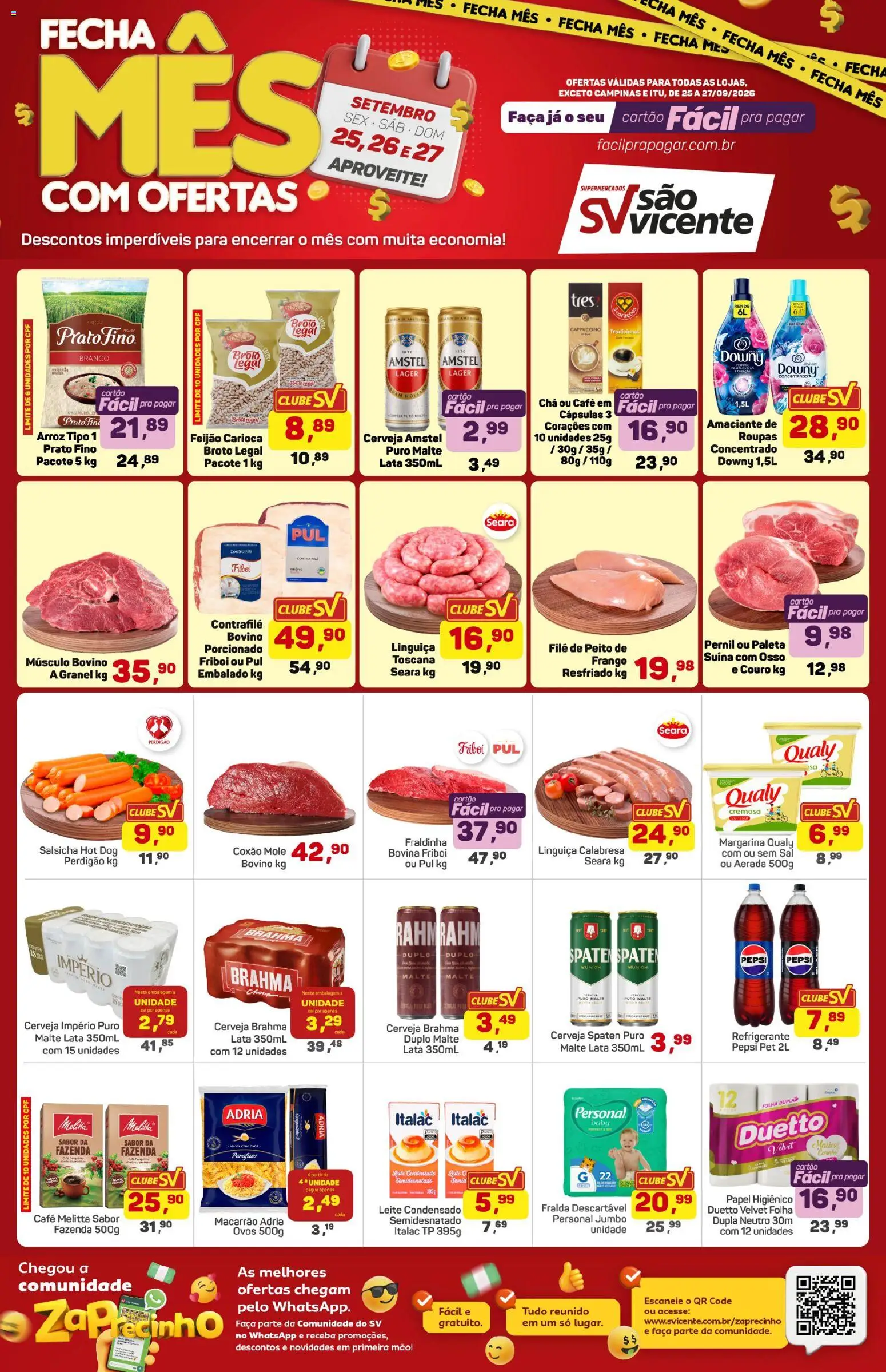 Pré-Visualização do folheto "Supermercados São Vicente - Ofertas da semana" da loja Supermercados São Vicente válido a partir de 25/09/2026