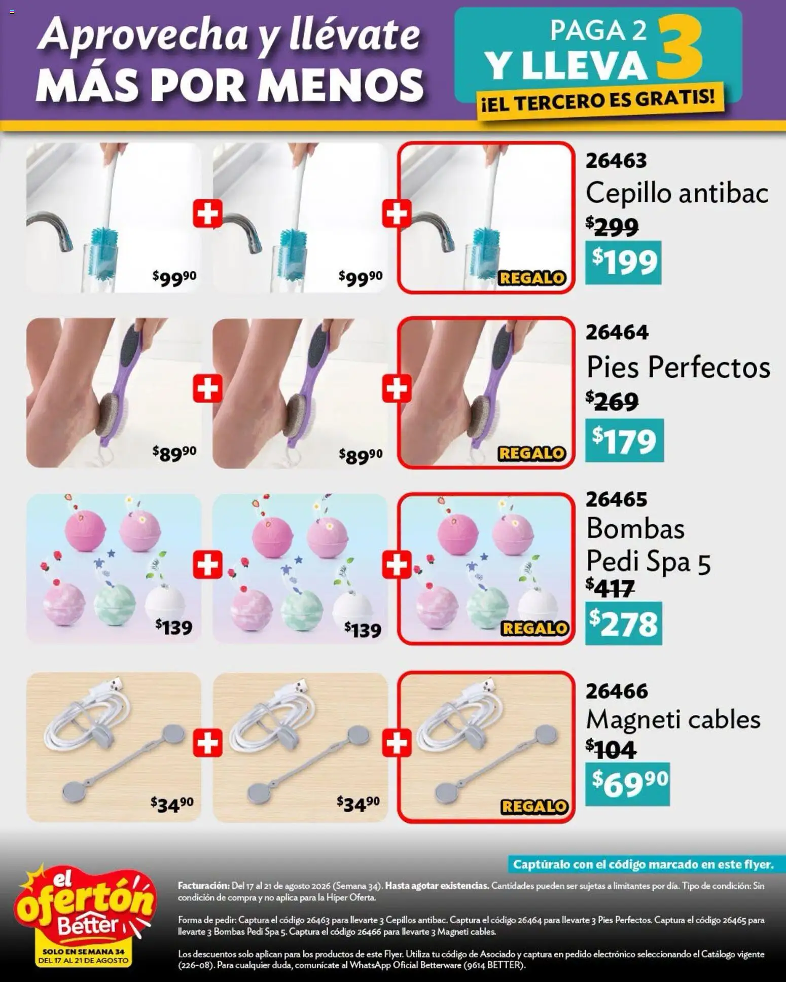 Vista previa las ofertas de la tienda Betterware - Betterware catálogo El Ofertón desde el 17/08/2026 