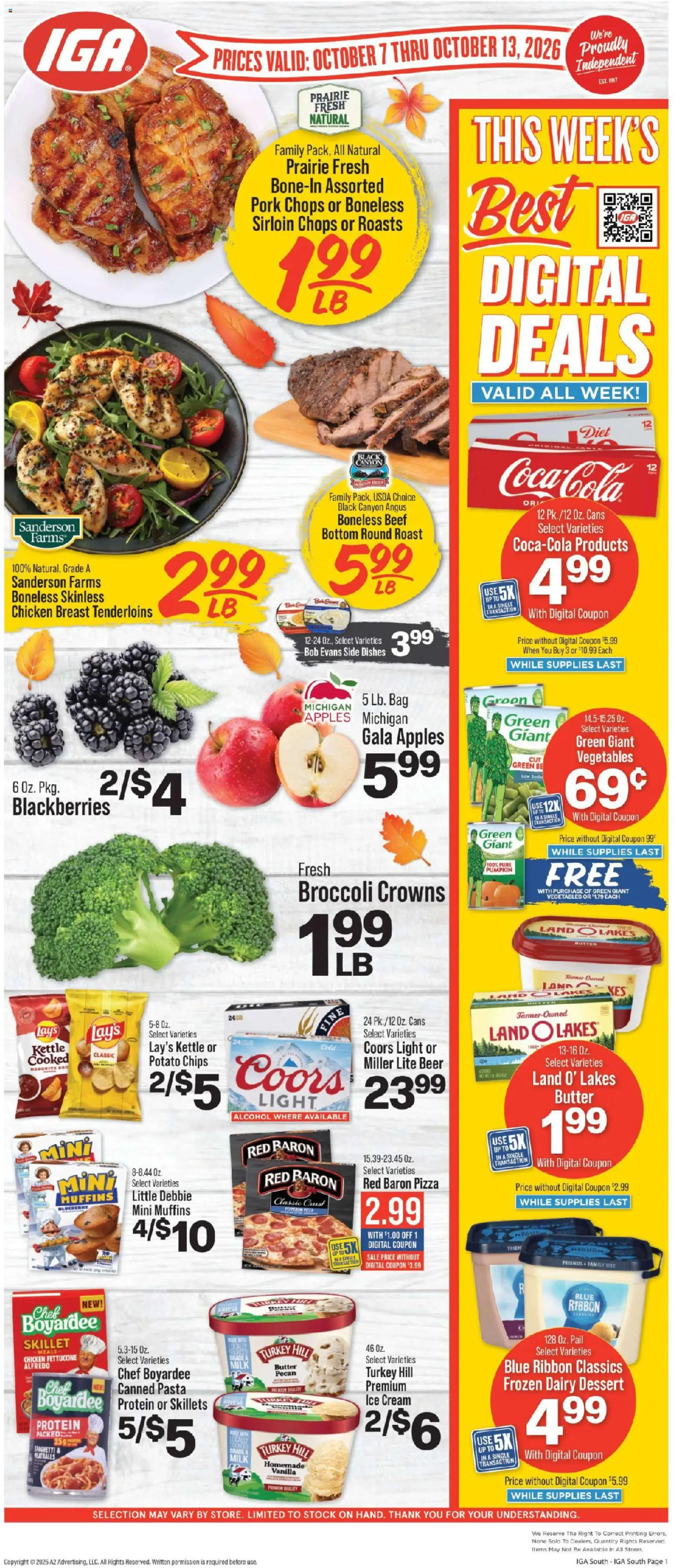 Ad Preview of IGA IGA Weekly Ad from 10/07/2026