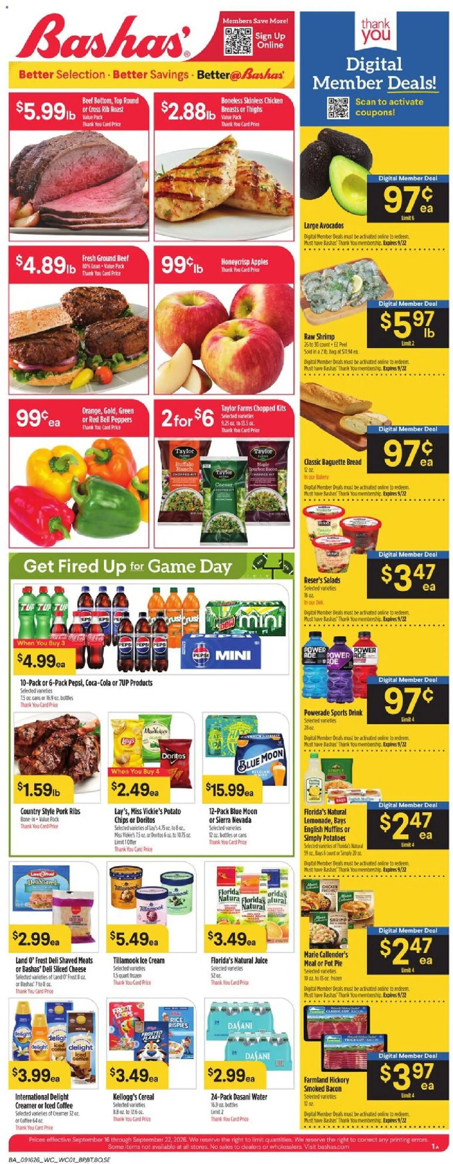 Ad Preview of Basha's Basha's Weekly Ad from 09/16/2026