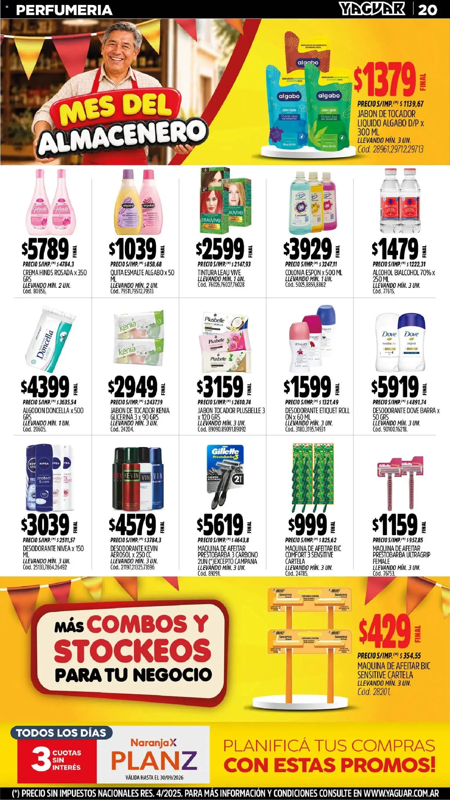 Vista previa del folleto de la tienda Yaguar válido desde el 31/08/2026 