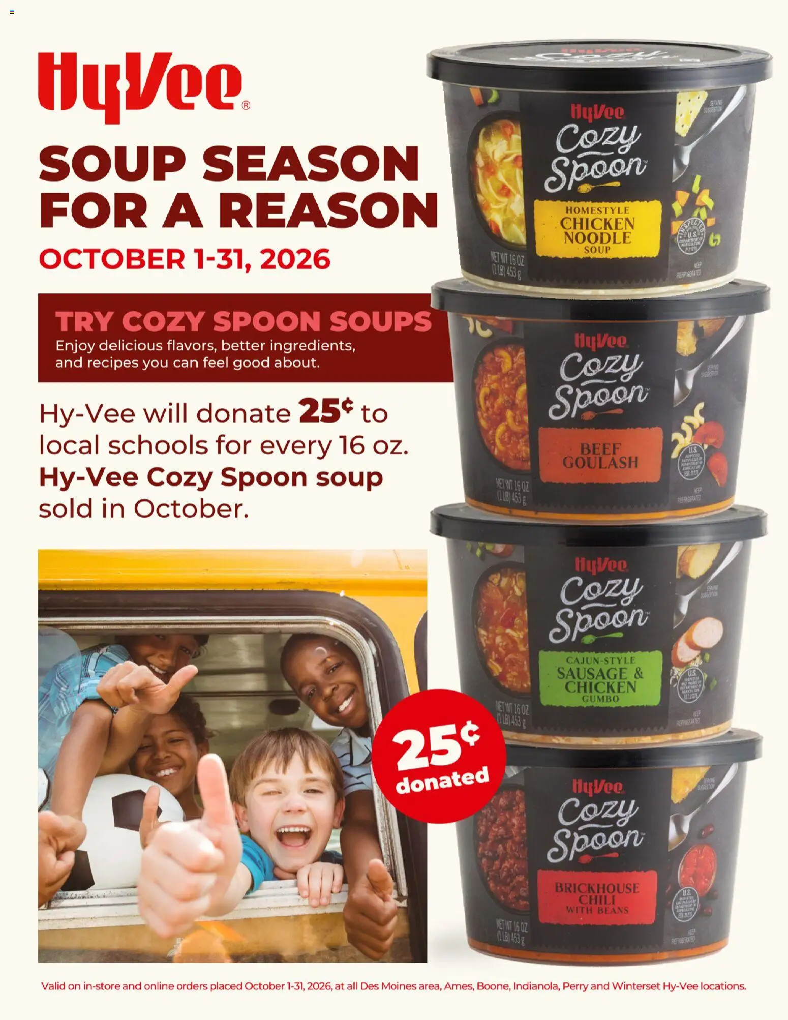 Ad Preview of HyVee HyVee Soup Season for a Reason from 10/01/2026