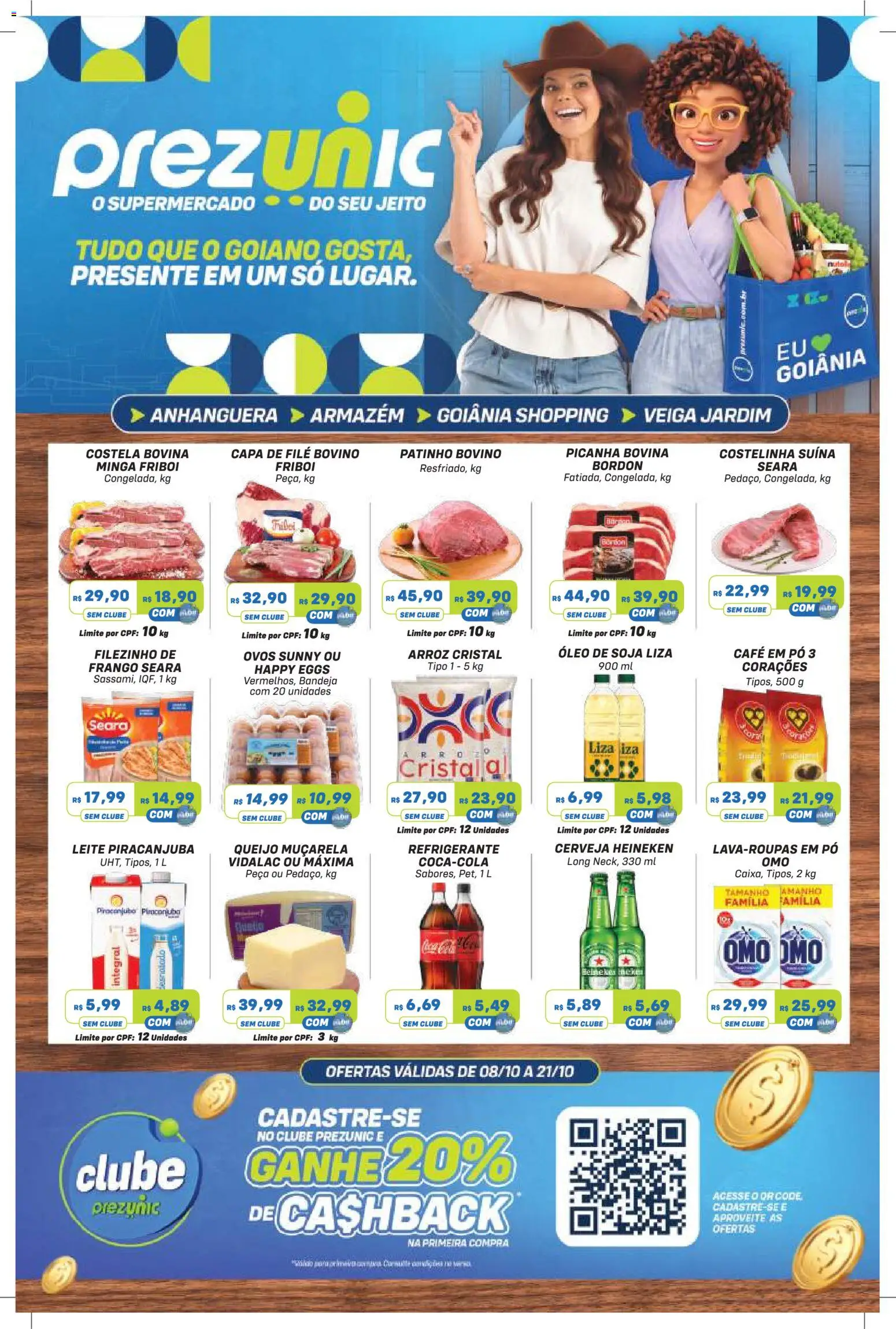 Pré-Visualização do folheto "Prezunic ofertas Semanal" da loja Prezunic válido a partir de 08/10/2026
