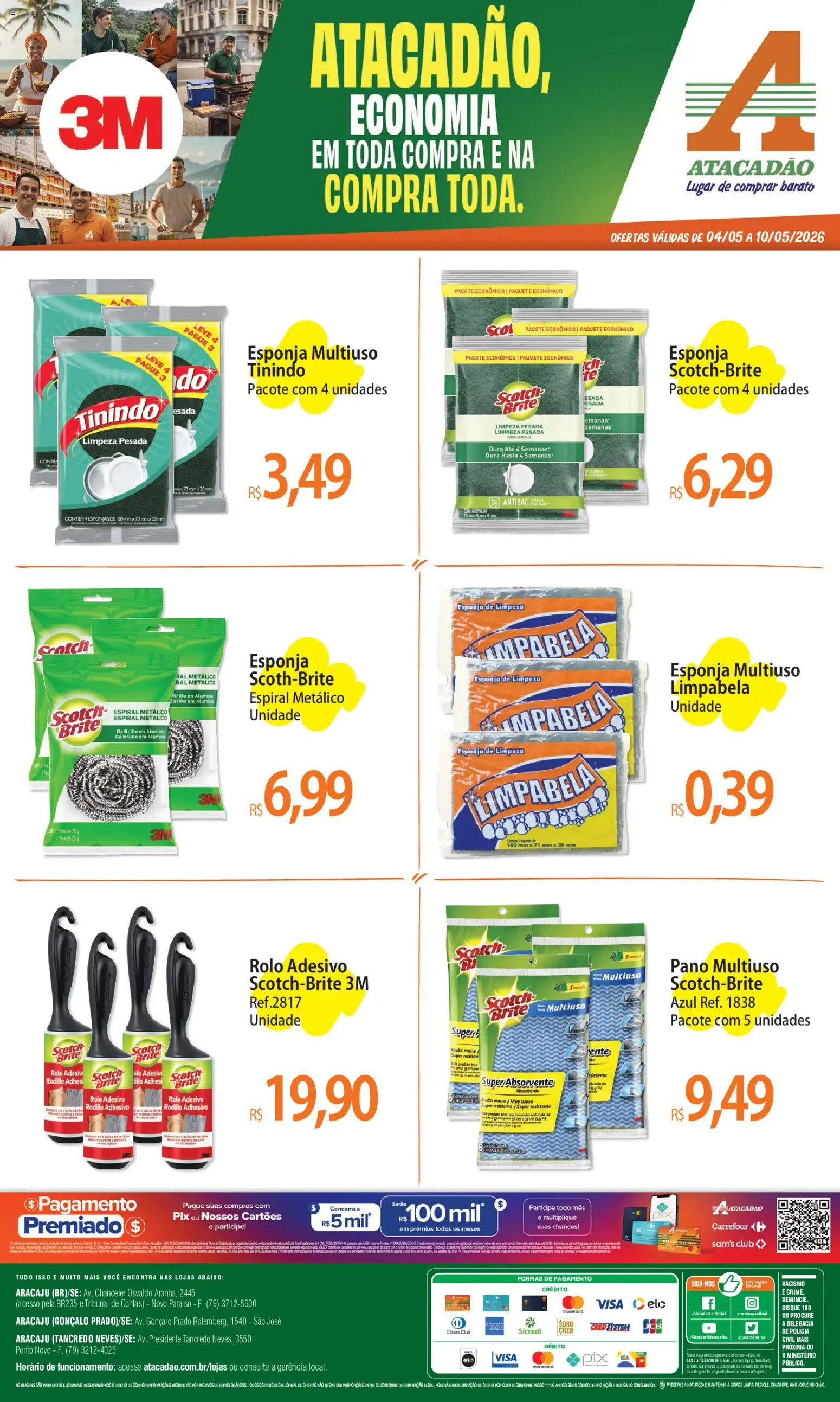 Pré-Visualização do folheto "Atacadão ofertas - SE" da loja Atacadão válido a partir de 04/05/2026