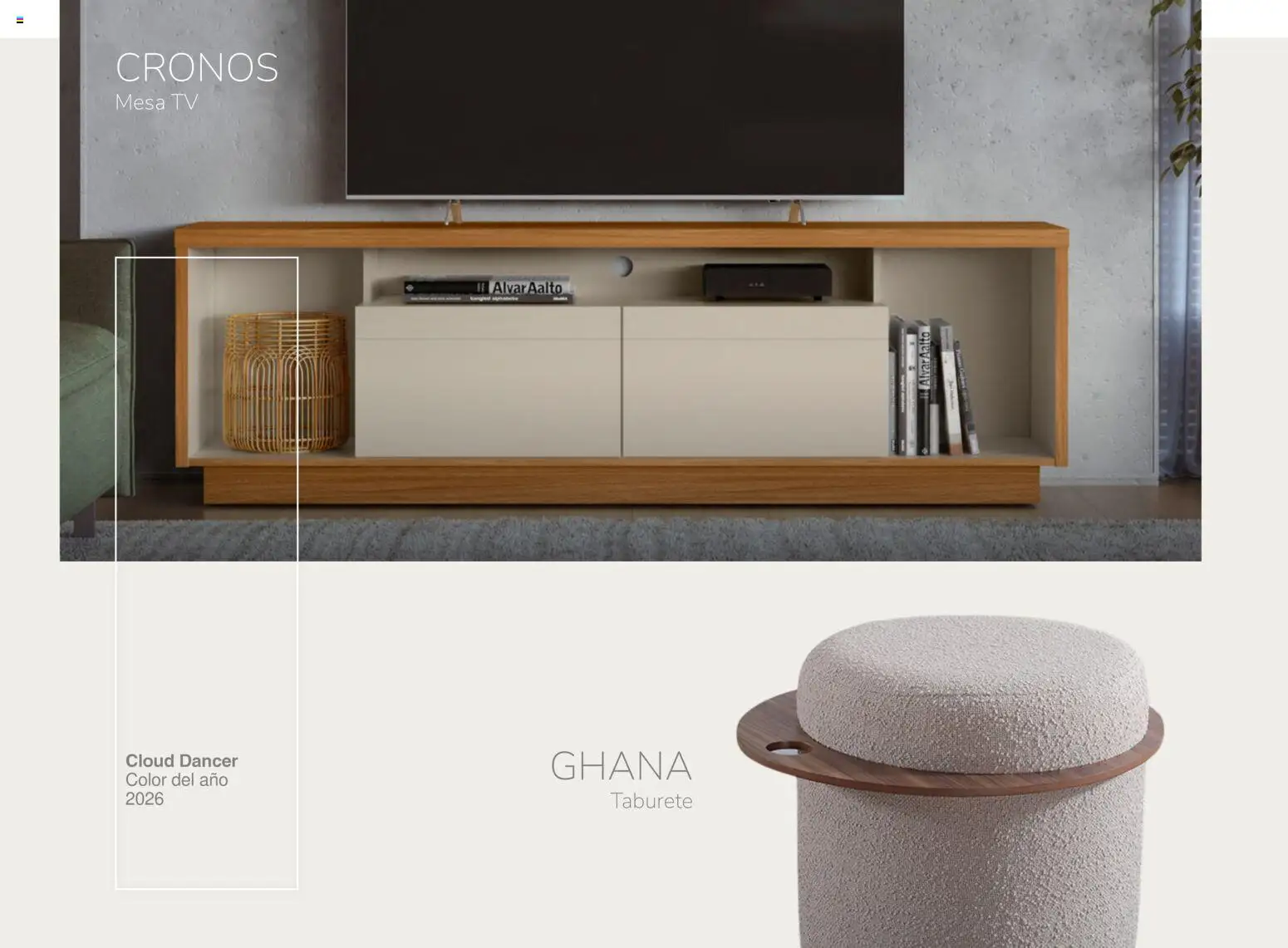 Vista previa las ofertas de la tienda Muebles Dico - Catálogo Cloud Dancer Color del año 2026 desde el 30/01/2026 
