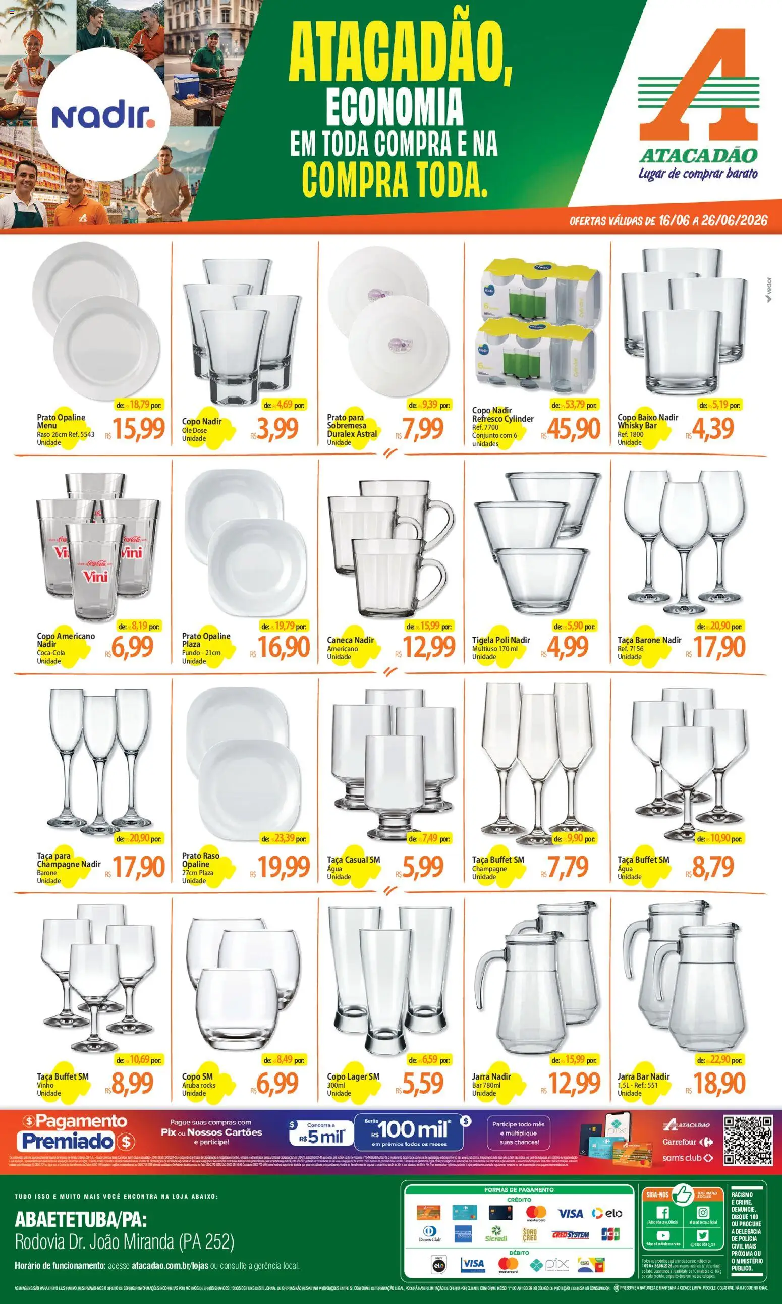 Pré-Visualização do folheto "Atacadão ofertas - PA" da loja Atacadão válido a partir de 16/06/2026