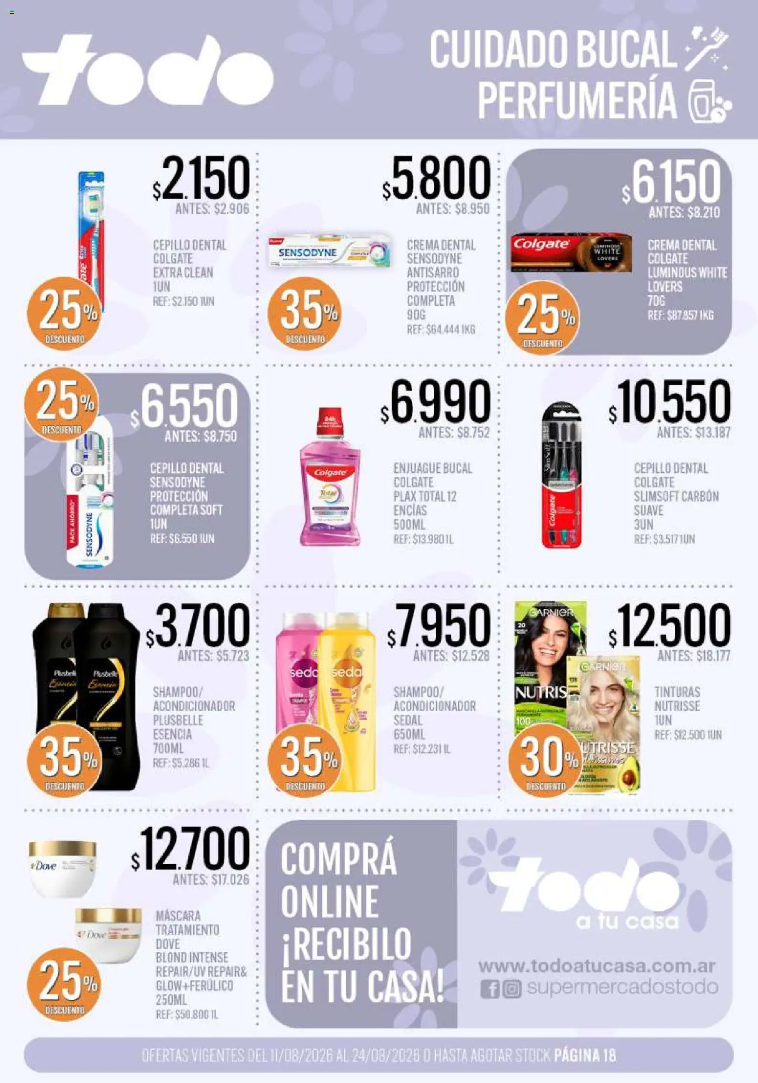 Vista previa del folleto de la tienda Supermercados TODO válido desde el 11/08/2026 