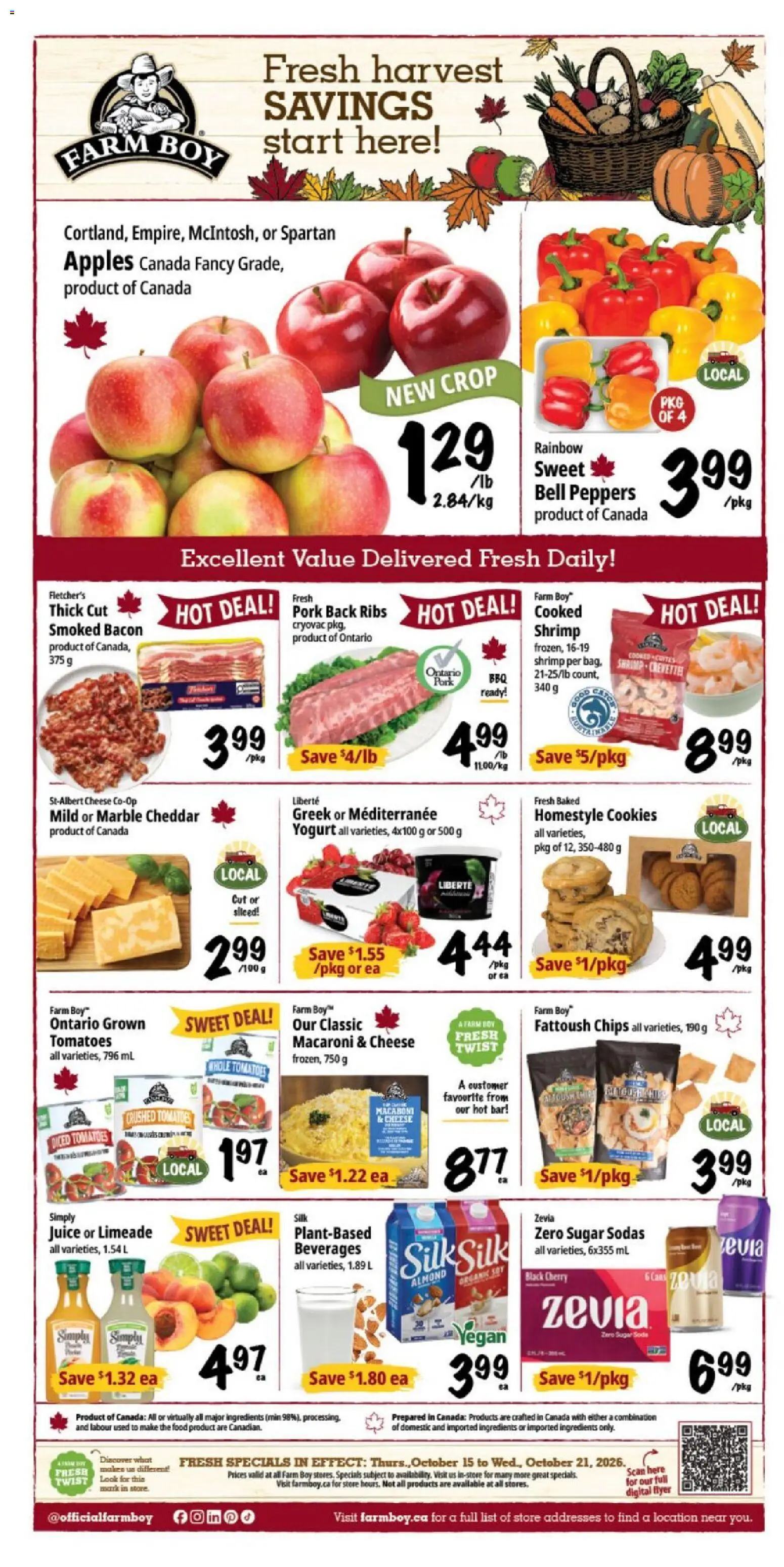 Preview of leaflet Farm Boy weekly flyer / circulaire from shop Farm Boy is valid from Oct 15, 2026