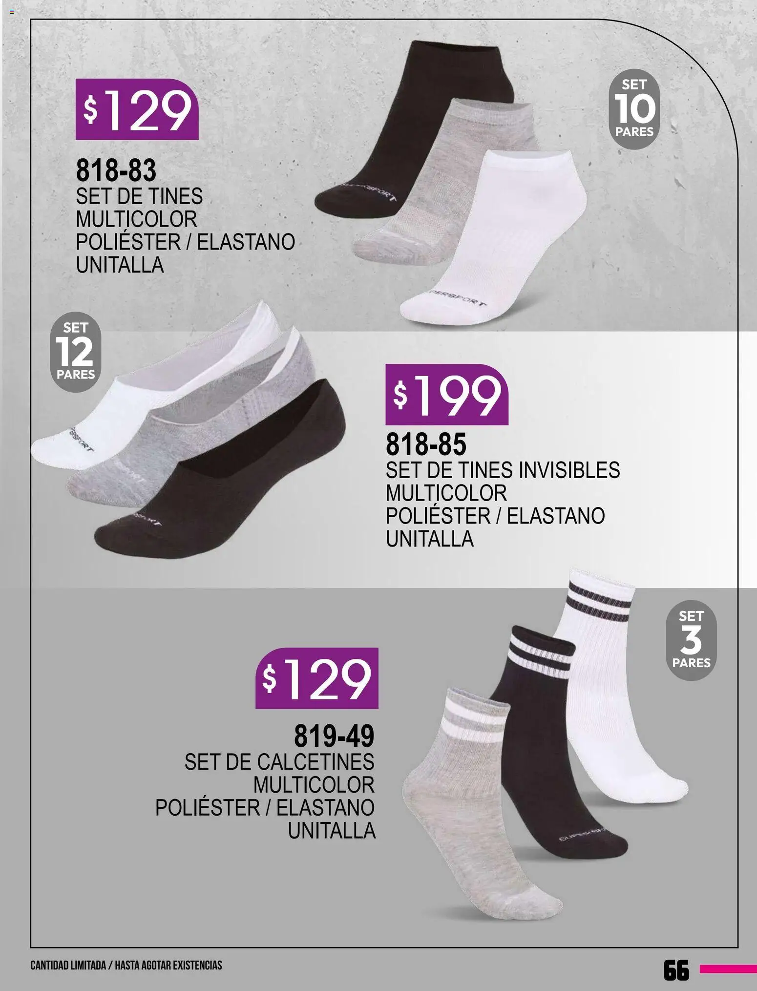 Vista previa las ofertas de la tienda Cklass - Catálogo Especial Supersport Caballero desde el 08/01/2026 - Calcetines