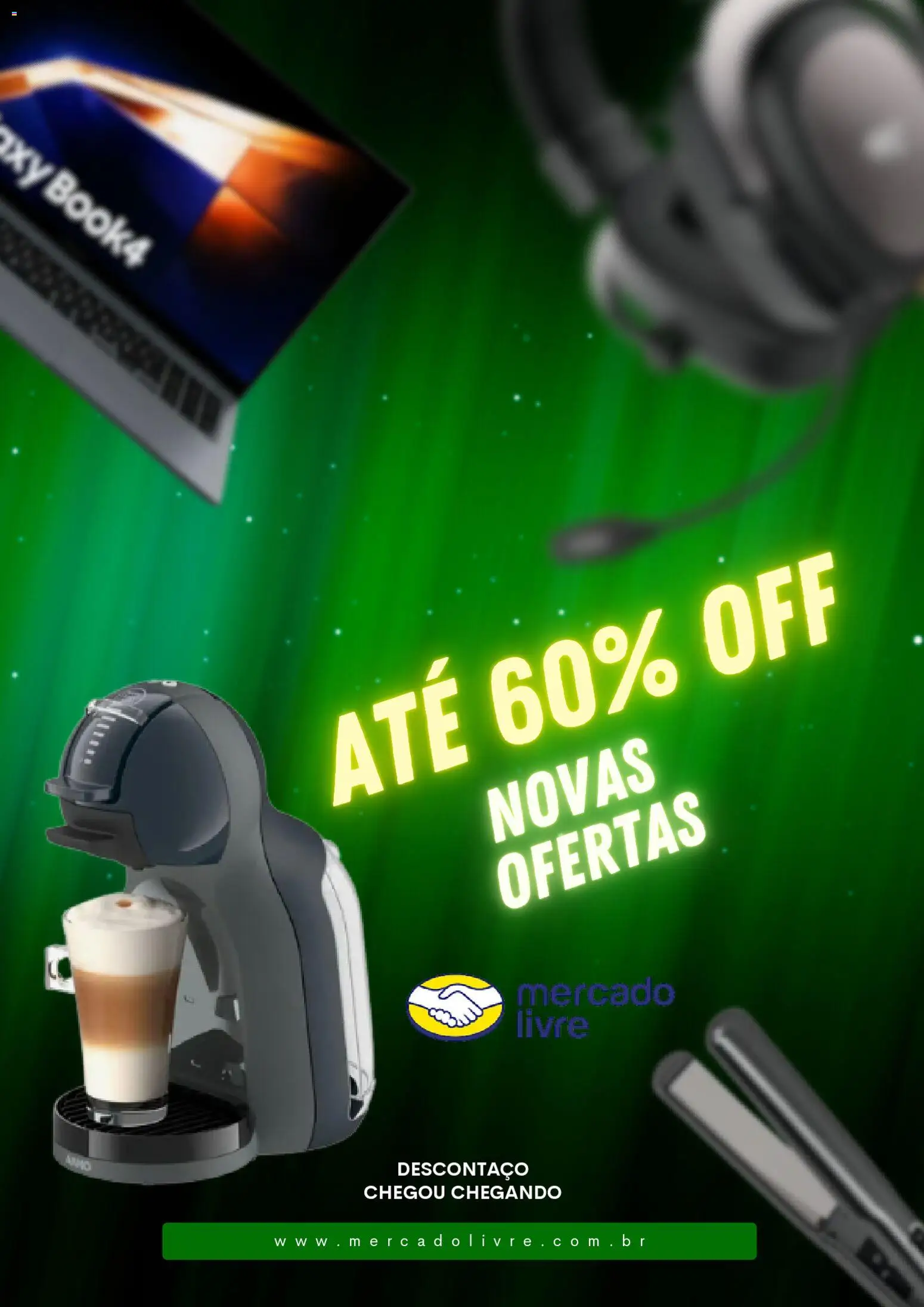 Pré-Visualização do folheto "Mercado Livre - Ofertas atuais" da loja Mercado Livre válido a partir de 04/08/2026