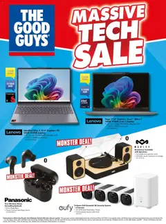 Preview of catalogue The Good Guys Massive Tech Sale from shop The Good Guys valid 16/07/2026