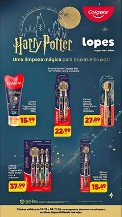 Pré-Visualização do folheto "Lopes Supermercados ofertas Colgate" da loja Lopes Supermercados válido a partir de 15/10/2026