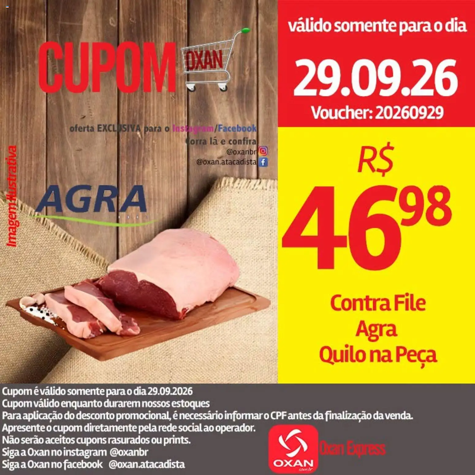 Pré-Visualização do folheto "Oxan Atacadista - Ofertas da semana" da loja Oxan Atacadista válido a partir de 29/09/2026