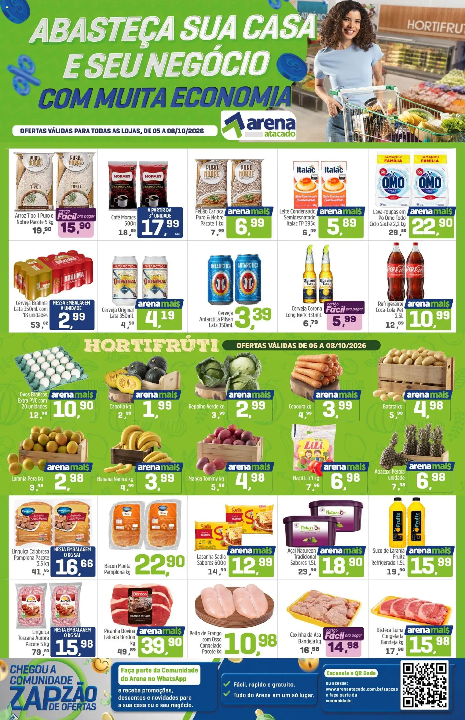 Pré-Visualização do folheto "Arena Atacado - Ofertas da semana" da loja Arena Atacado válido a partir de 05/10/2026