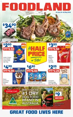 Preview of catalogue Foodland catalogue from shop Foodland valid 20/05/2026