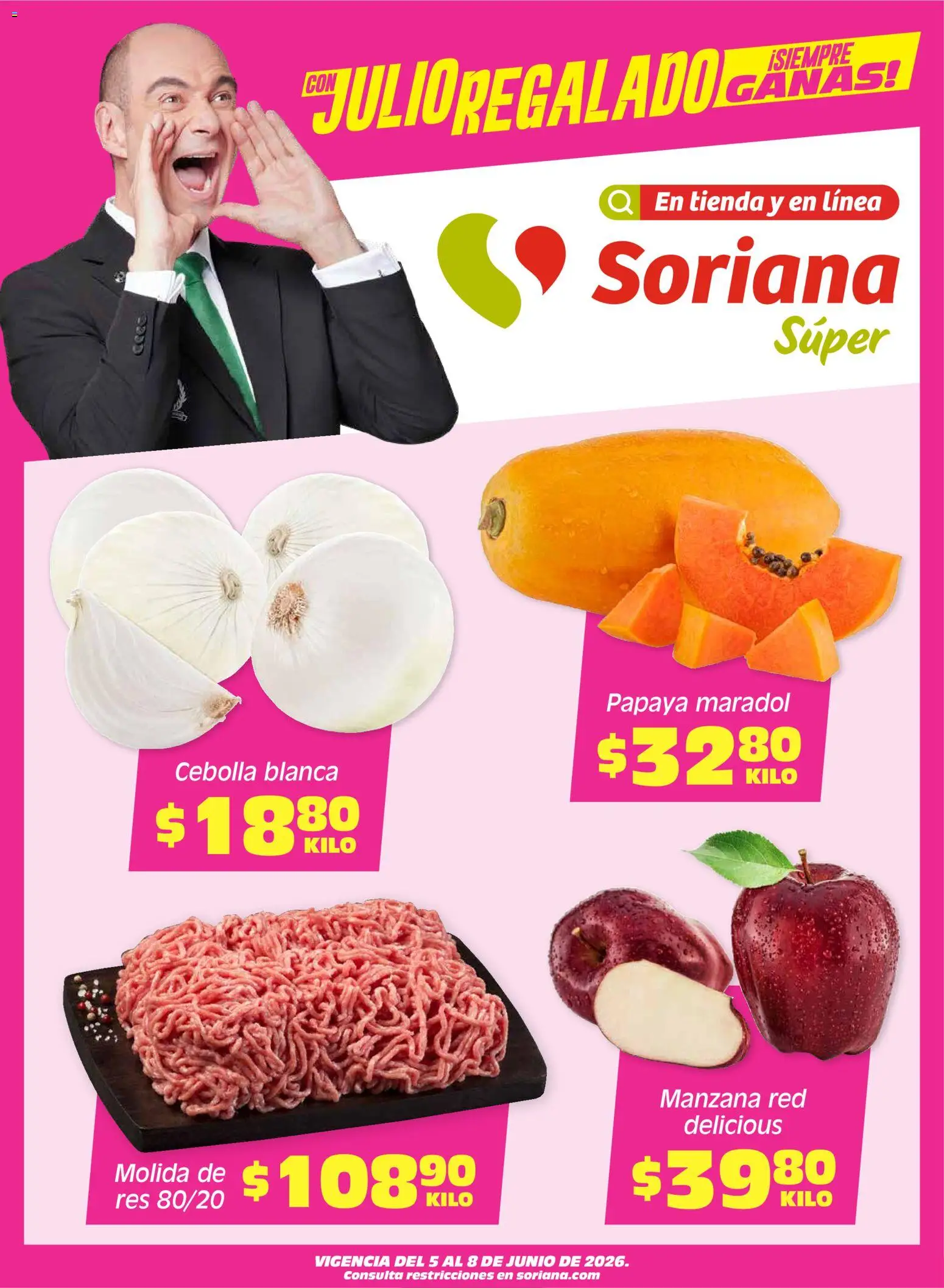 Vista previa las ofertas de la tienda Soriana - Soriana Fin de Semana Súper: Saltillo y Torreón desde el 05/06/2026 