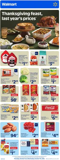 Preview of leaflet Walmart weekly flyer from shop Walmart is valid from Oct 01, 2026