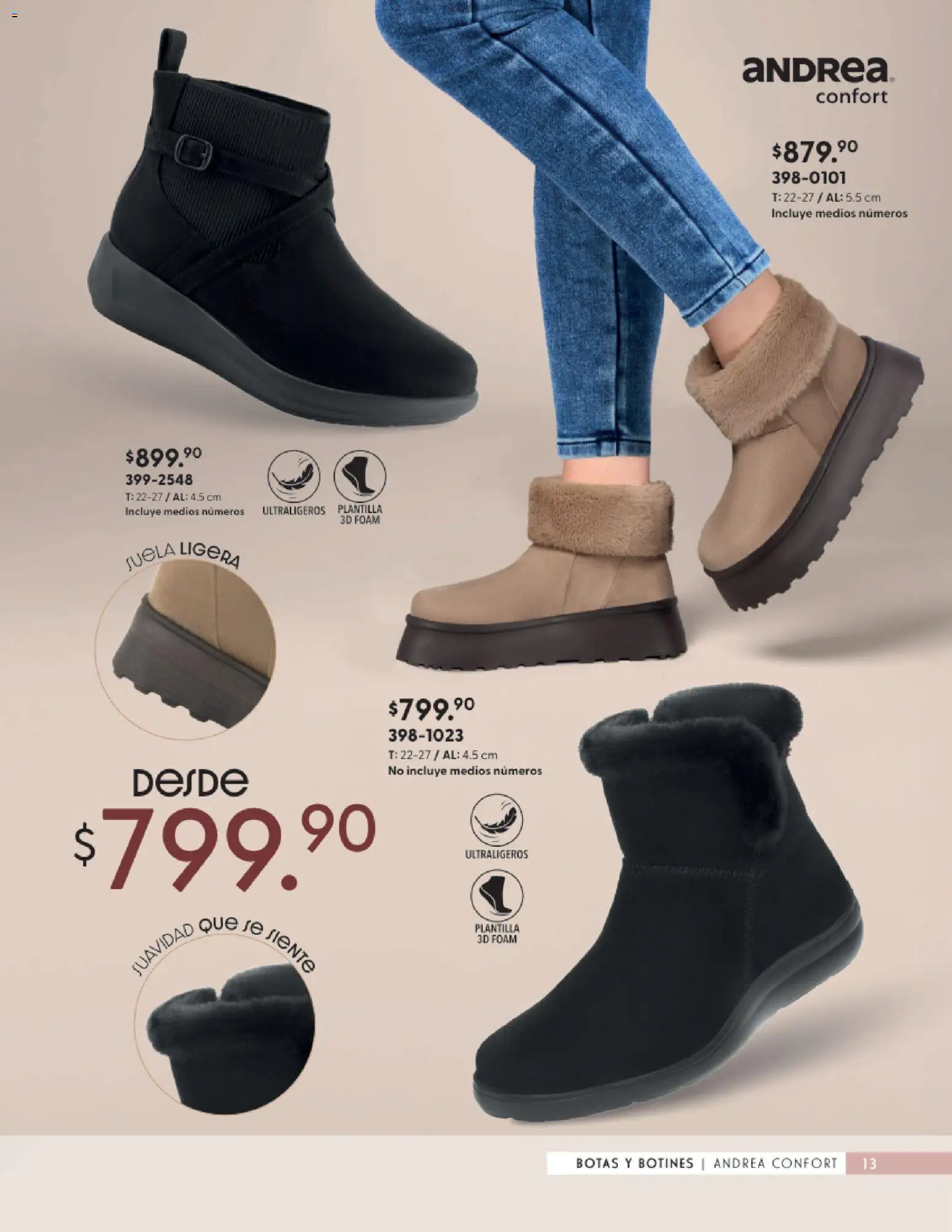 Vista previa las ofertas de la tienda Andrea - Andrea catálogo Calzado Confort desde el 23/08/2026 